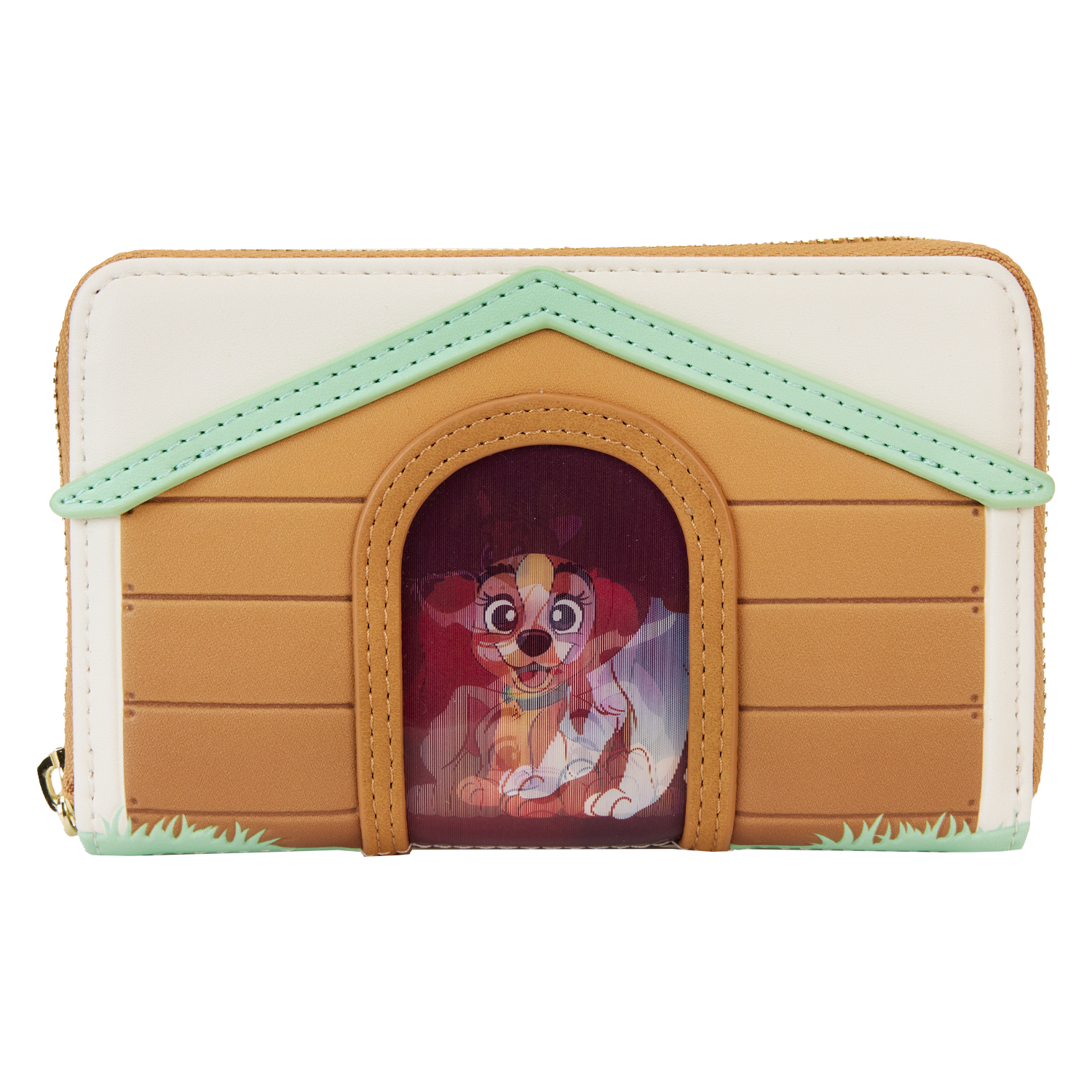Buy I Heart Disney Dogs Doghouse Triple Lenticular Zip Around Wallet at  Loungefly.