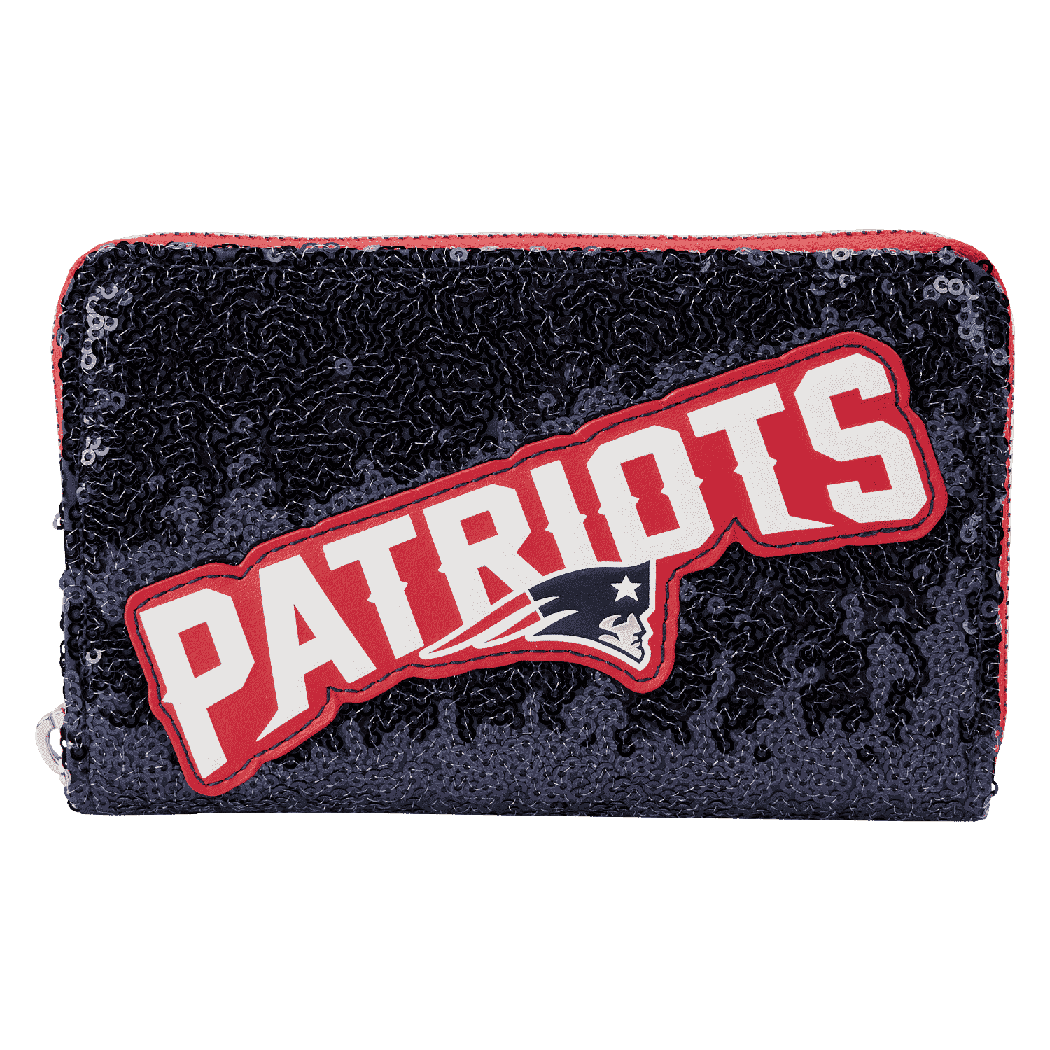 Loungefly New York Giants Sequin Zip-Around Wallet