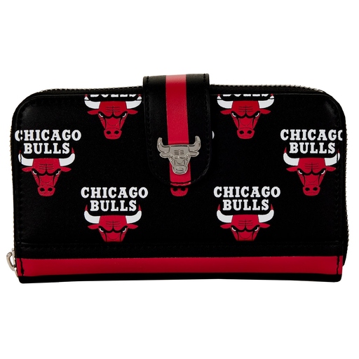 【LOUNGEFLY】 NBA ブルックリンネッツ ロゴ財布 NBA Brooklyn Nets Patch Icons Zip Around Wallet | Funko