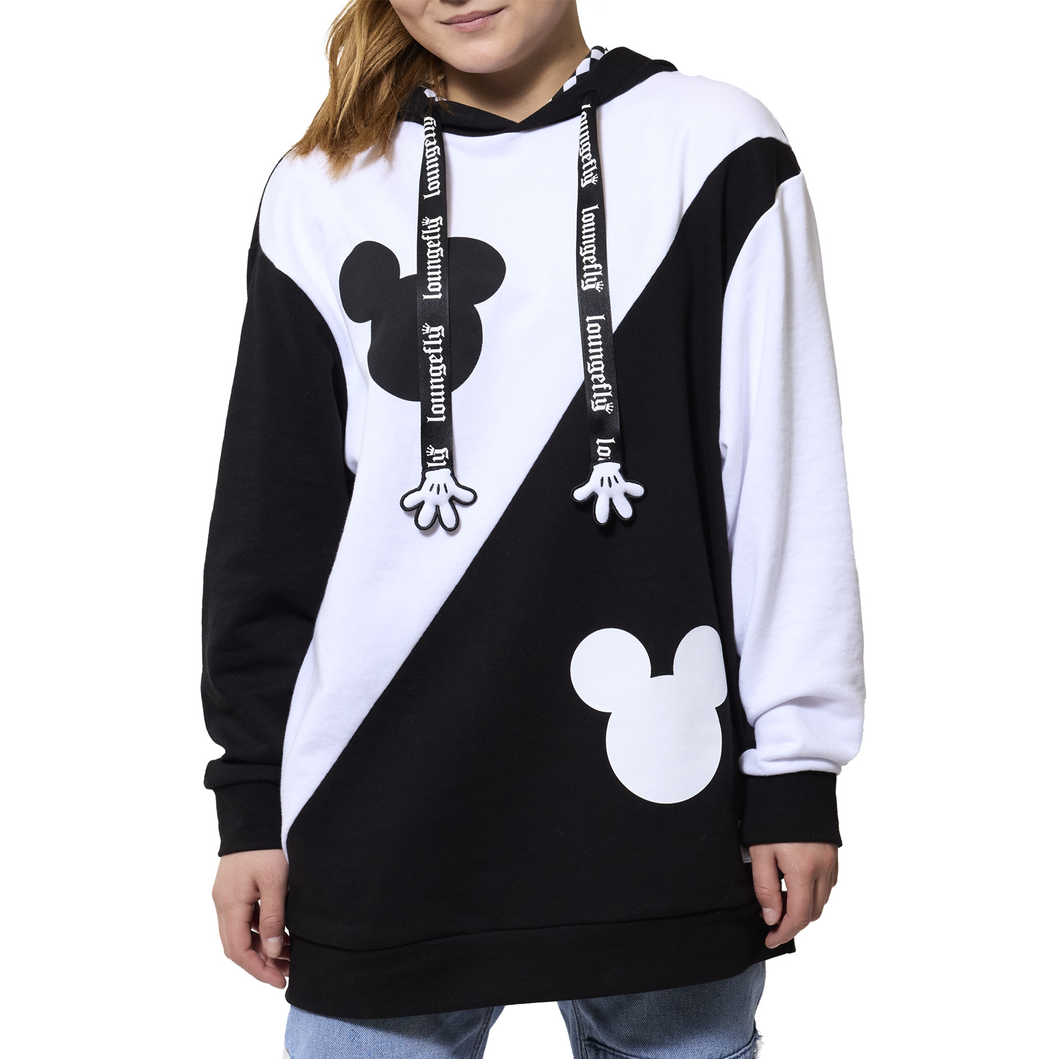 XL ladies White 2021 Mickey Mouse hooded sweatshirt - clothing