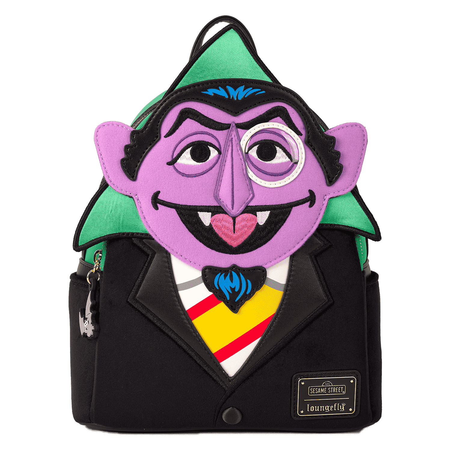 ☆Loungefly☆Sesame Street Exclusive Count Mini Backpack Sesame Street Exclusive Count Von Count Cosplay Mini