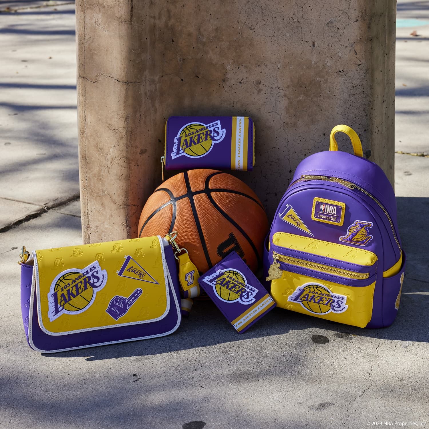 Buy NBA Los Angeles Lakers Patch Icons Mini Backpack at Loungefly.