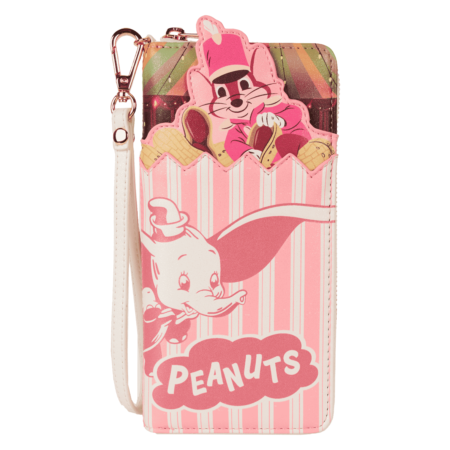 【Loungefly限定】Disney ダンボ ピーナッツの香り ウォレット Dumbo Exclusive Circus Peanuts Wristlet Wallet | Loungefly