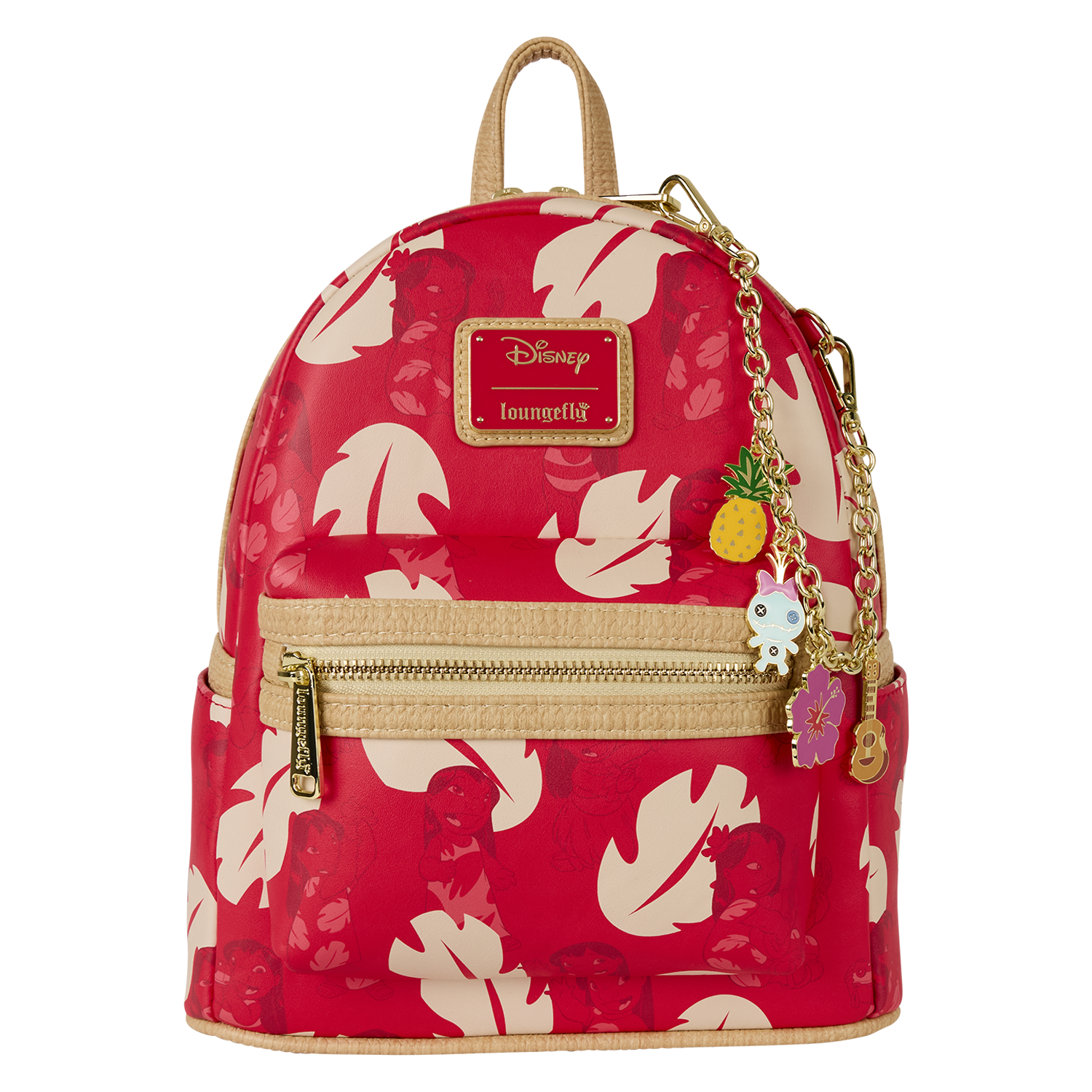 Loungefly Multicolor Lilo & Stitch Charm Cosplay Mini Backpack