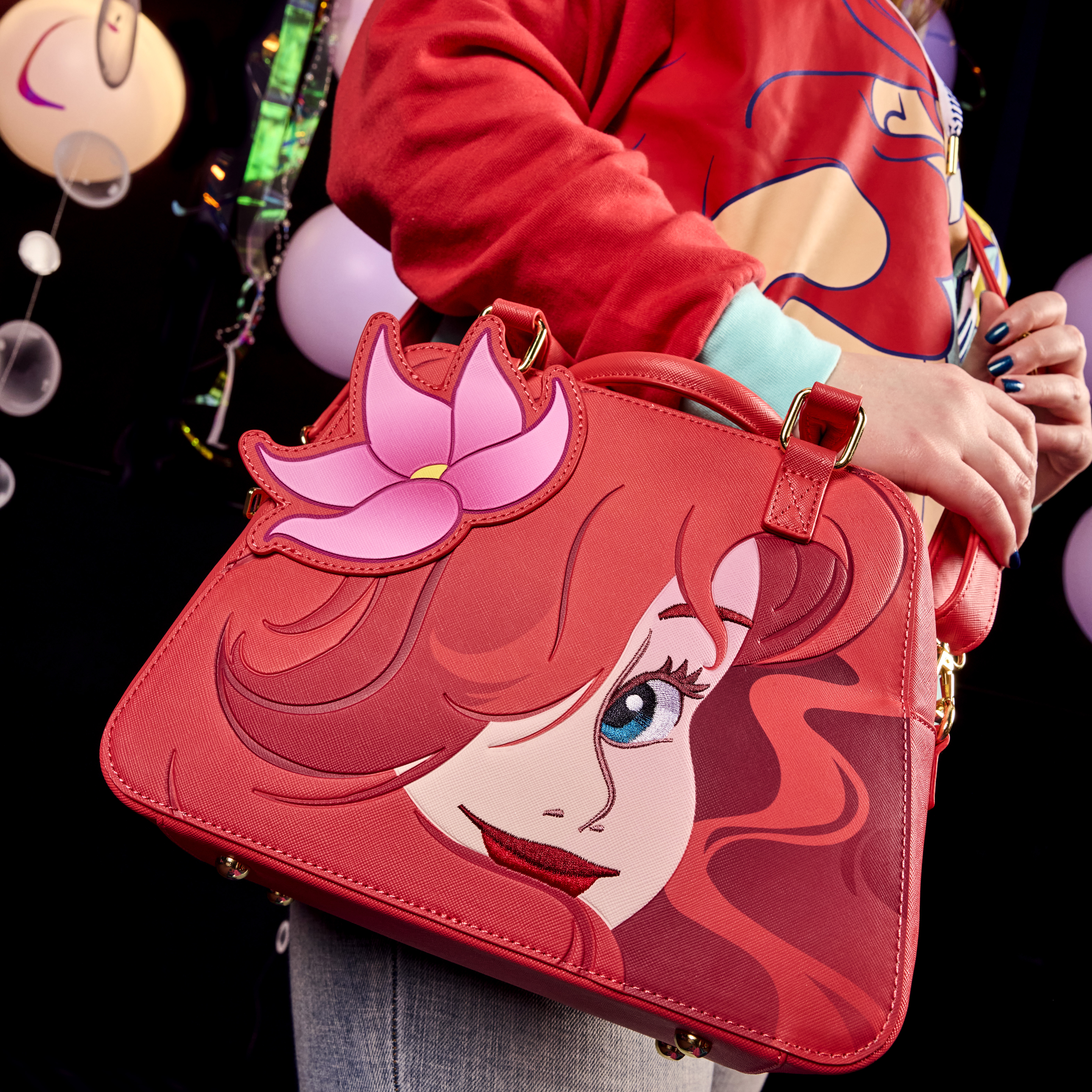 The Little Mermaid 35th Anniversary Ariel Cosplay Crossbody Bag