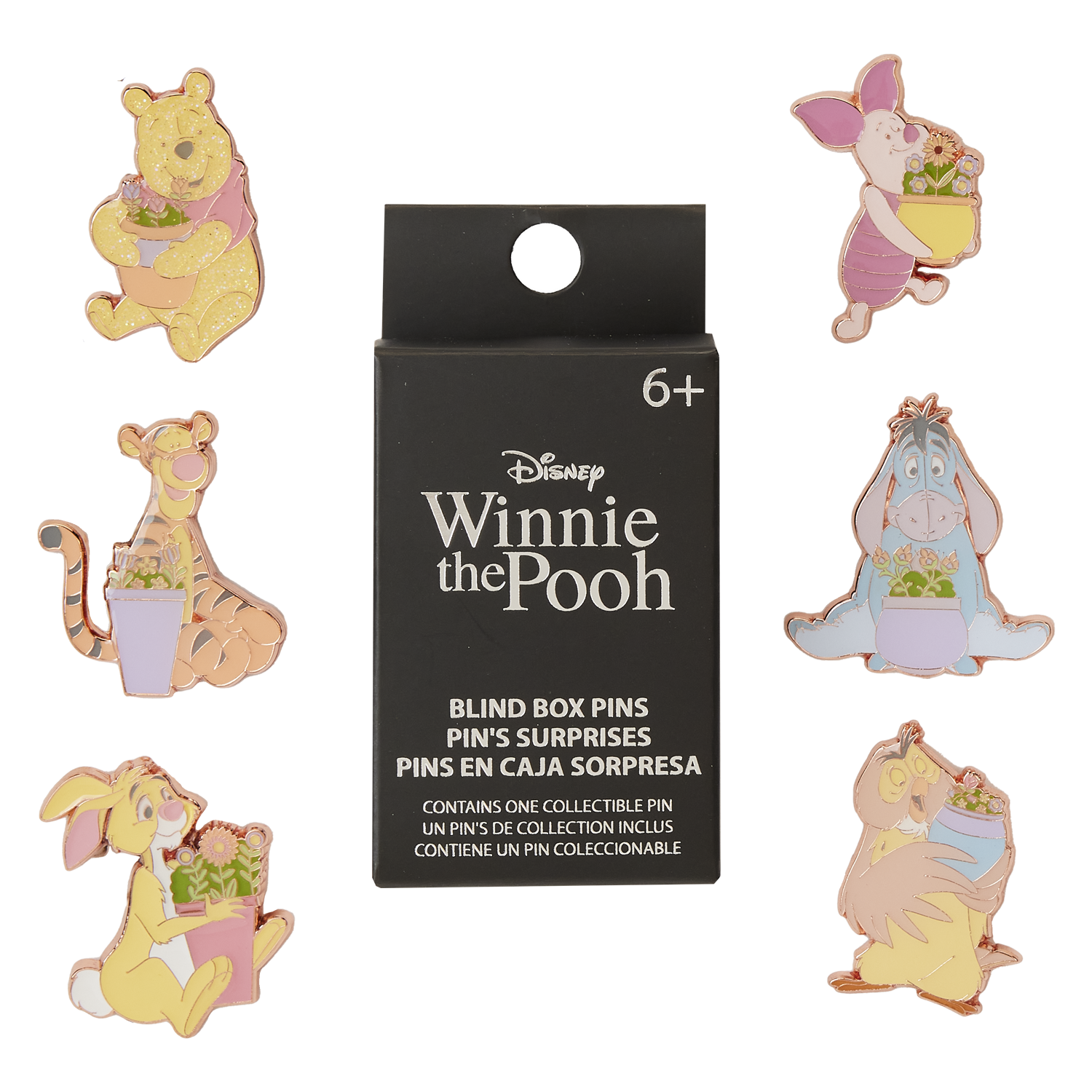 Disney Parks Winnie the Pooh Mystery Pin Set Collection New With Box – I  Love Characters