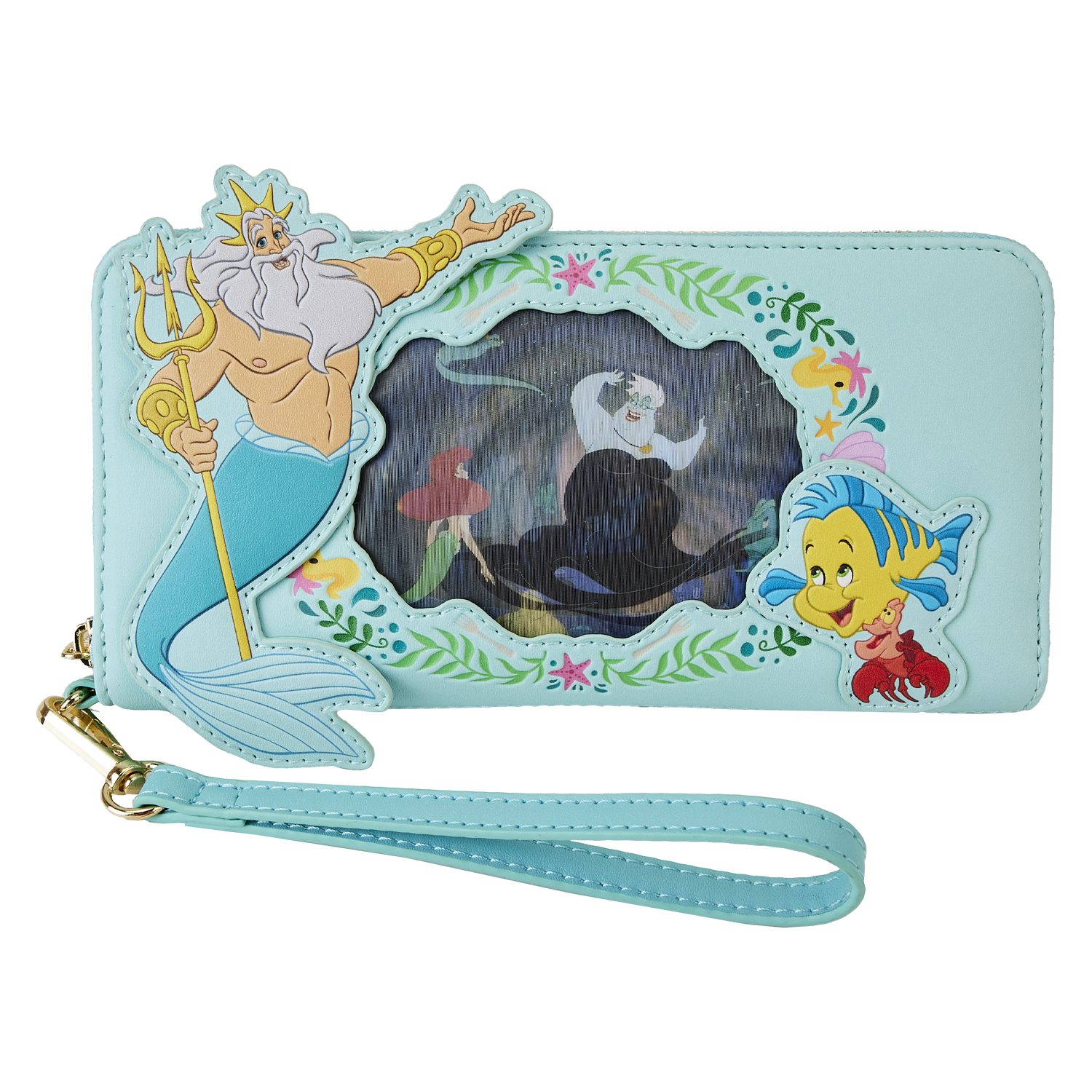 Buy Sleeping Beauty Princess Series Lenticular Zip Around Wristlet