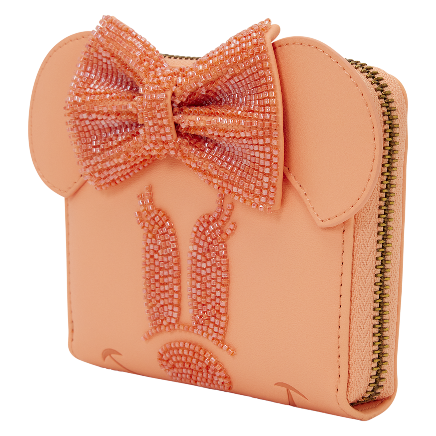 Minnie Mouse Exclusive Coral Zip Around Wallet | Loungefly