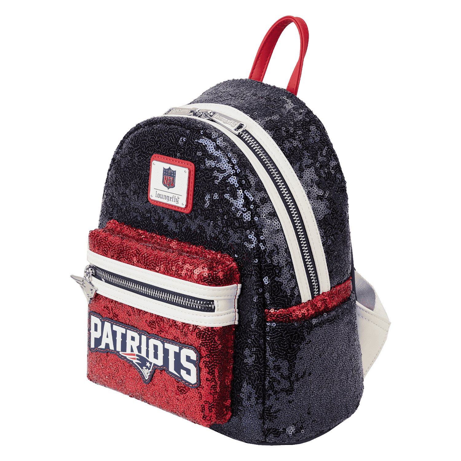 NFL New England Patriots Sequin Mini Backpack | Loungefly
