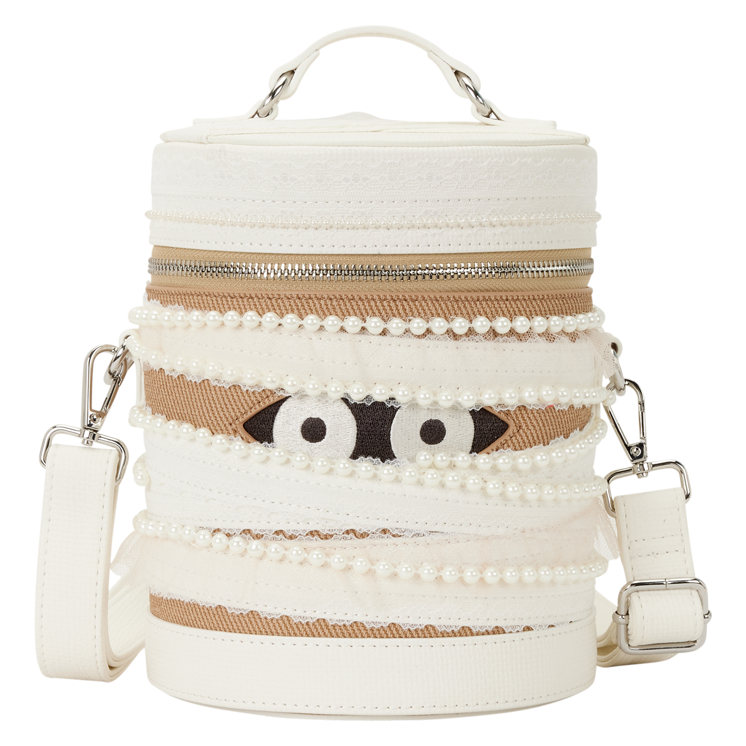 Loungefly Multicolor Mummy Figural Crossbody Bag
