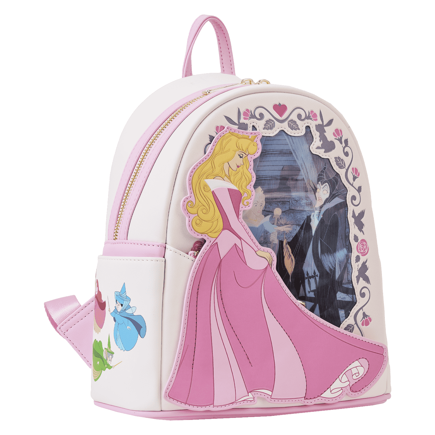 Disney Loungefly Sleeping Beauty - Aurora & Philip Mini Backpack for sale  online