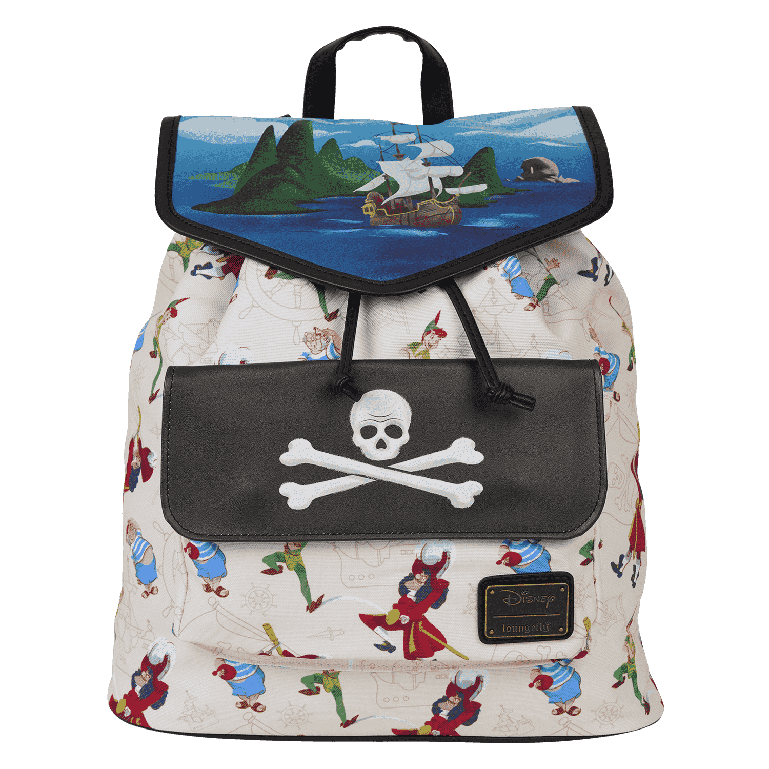 Peter Pan Exclusive Captain Hook Pirate Ship Drawstring