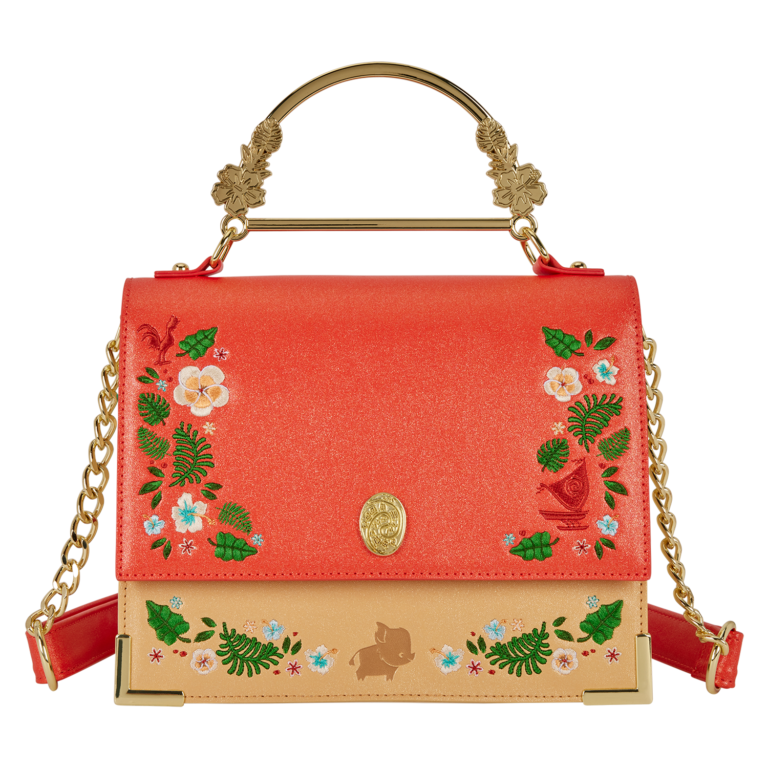 Loungefly Multicolor Moana Shimmer Crossbody Bag