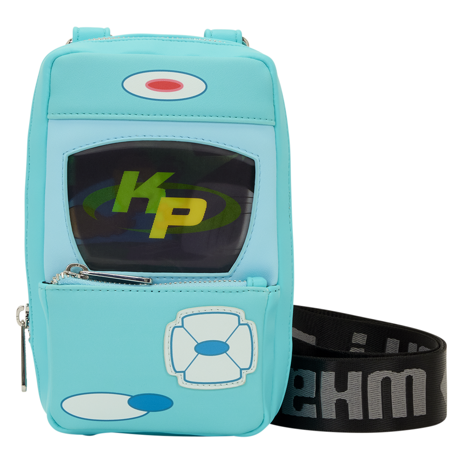 Loungefly Multicolor Kim Possible Kimmunicator Lenticular Sling Crossbody Bag