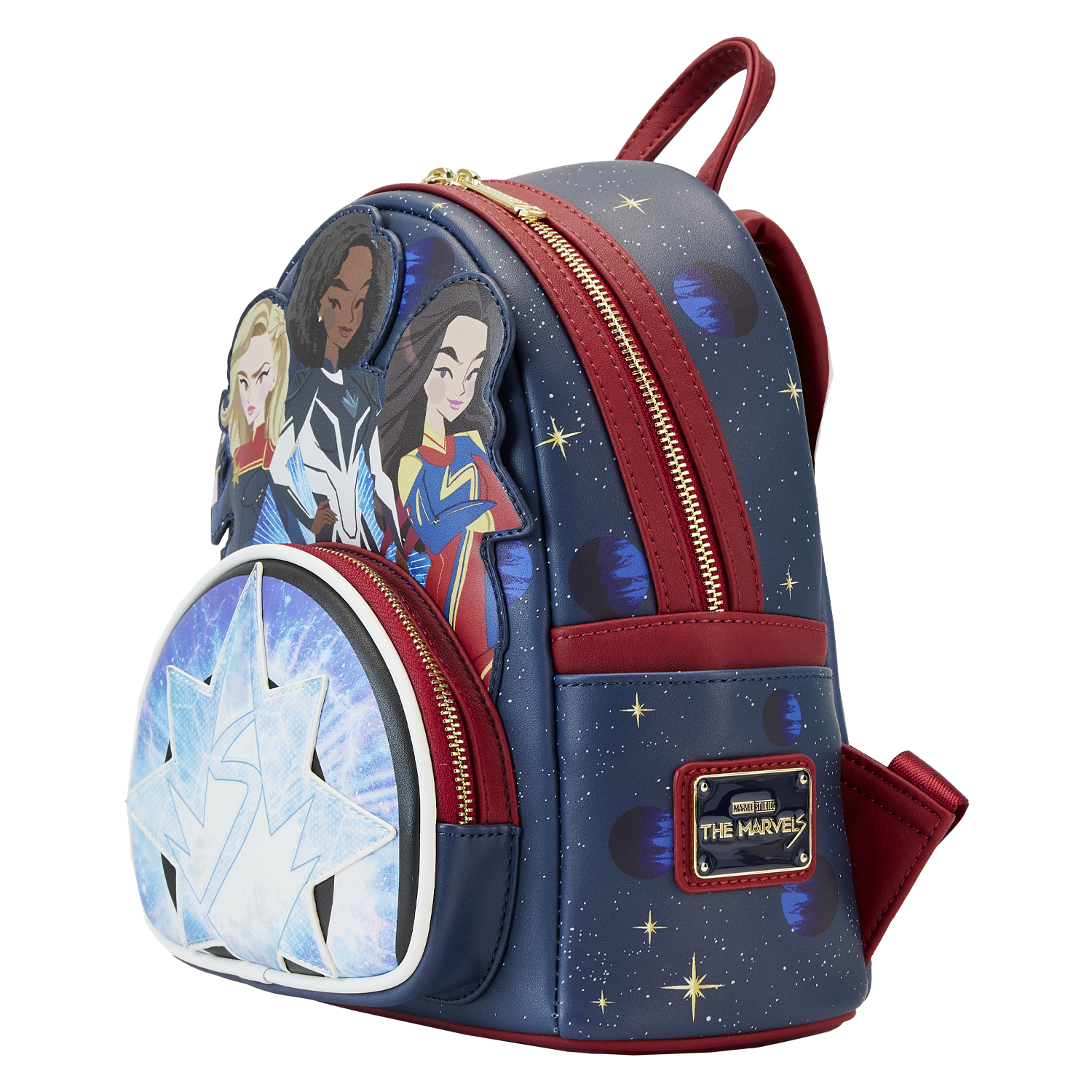 captain marvel faux leather mini backpack The Marvels Symbol Glow Mini Backpack