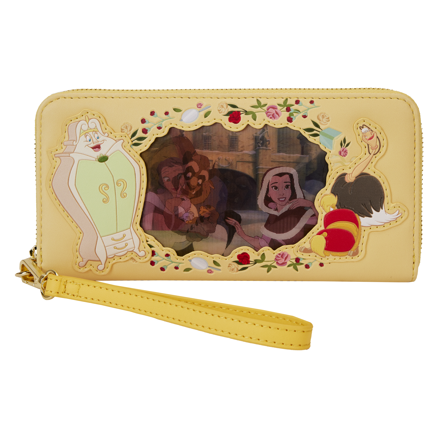 Loungefly Disney Princess Beauty and The Beast Lenticular Wristlet