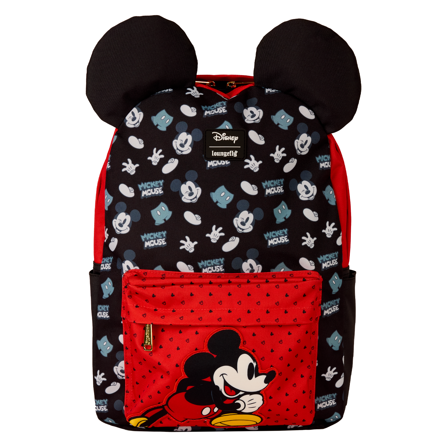Mickey Mouse All-Over Print Nylon Full-Size Backpack | Loungefly