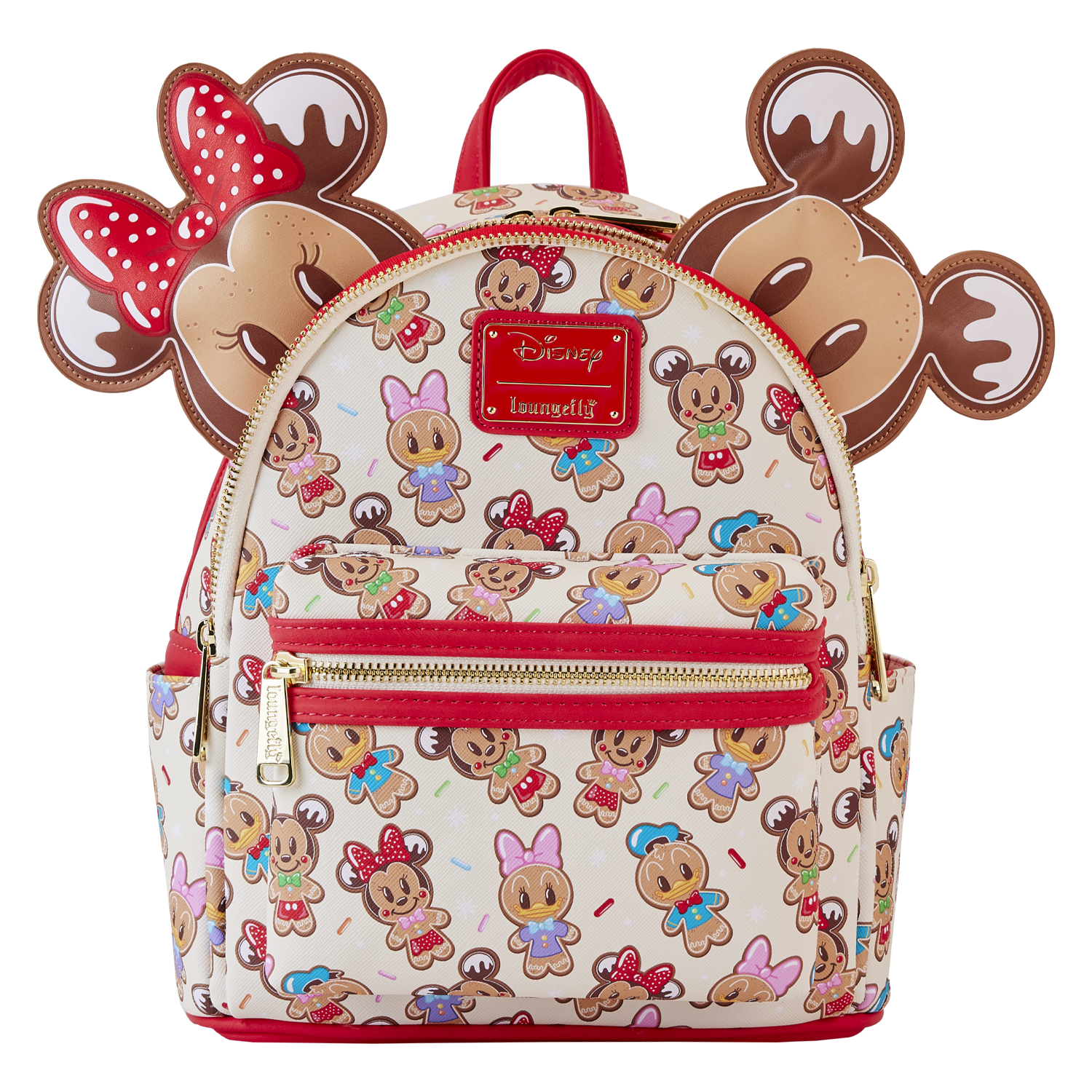 Disney Mickey Mouse Pretzel Scented Loungefly Backpack & Minnie Ears  Headband