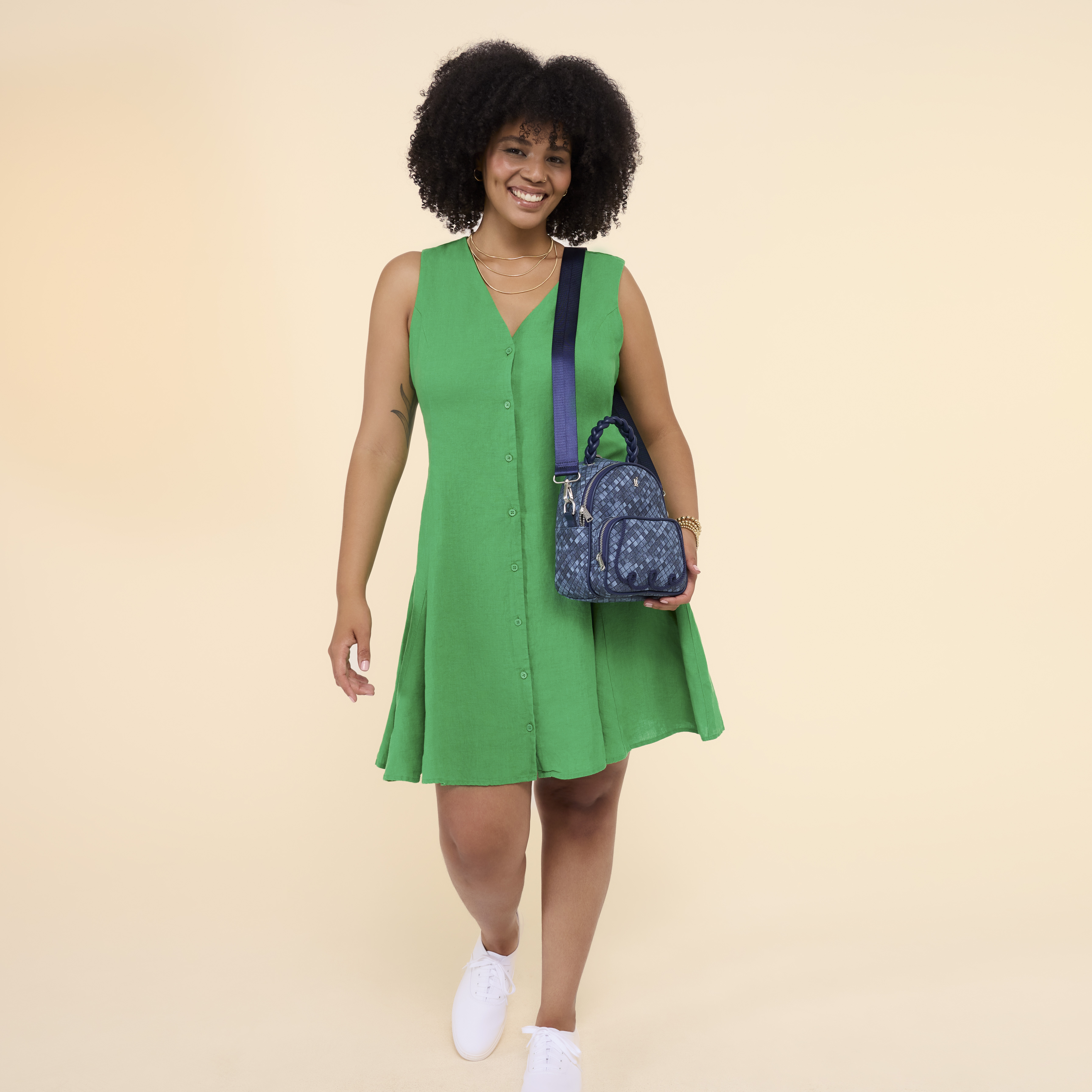 LF denim convertible, mini backpack LF-DENIM-1097 1.jpg main image 2