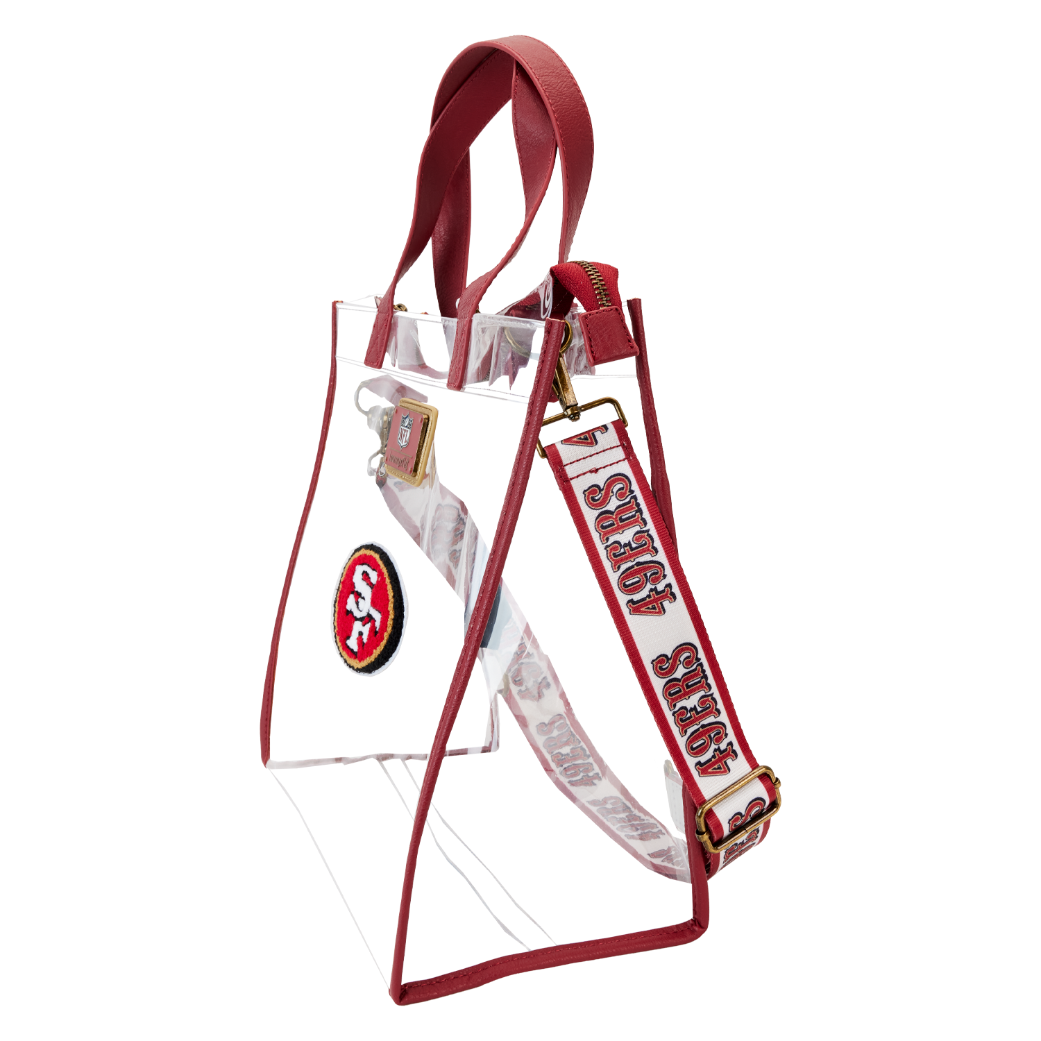 Buy NFL San Francisco 49ers Clear Convertible Backpack & Tote Bag at ...