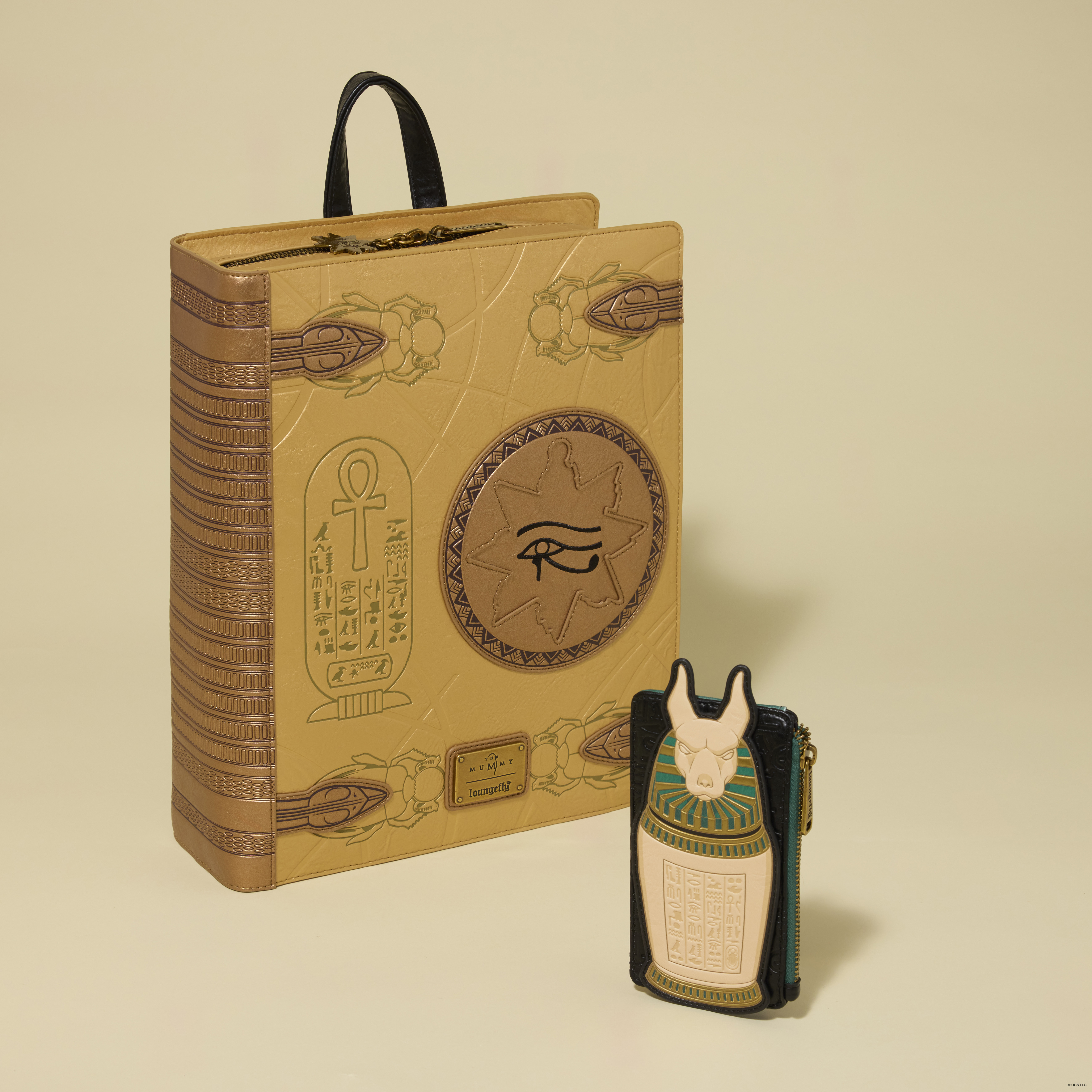 Book of living sealed loungefly Loungefly The Mummy Book of the Living Backpack & Wallet Set  main image 4