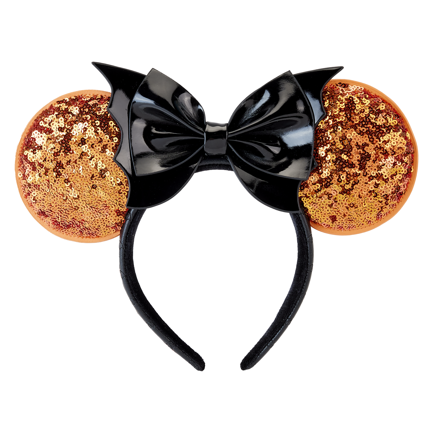 Disney, Accessories, Disney Parks Minnie Halloween Lollipop Candy Headband  Ear Sequin Bow Nwt