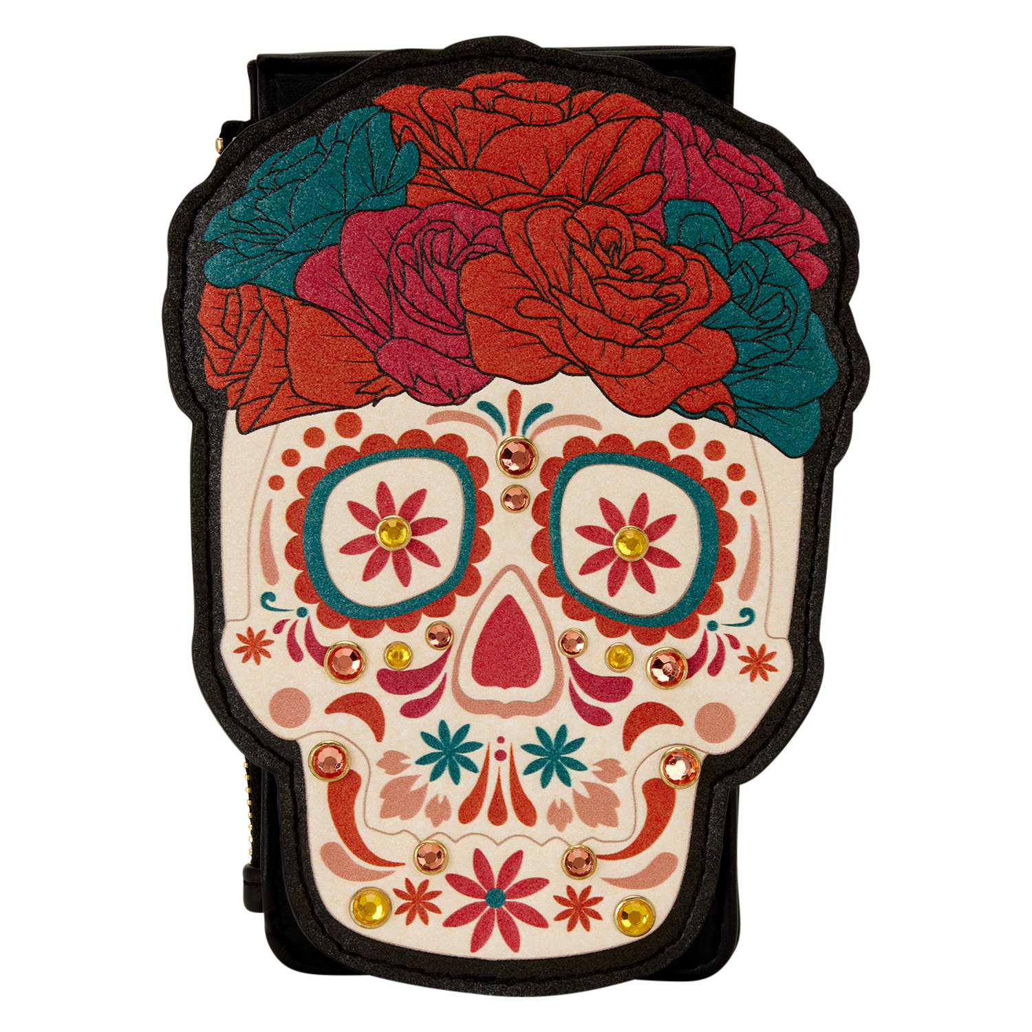 Loungefly Día de los Muertos Sugar Skull Large Card Holder 