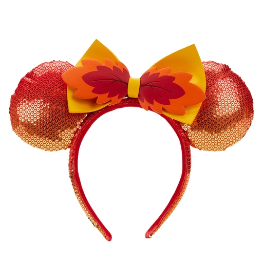 Disney Parks Autumn Desert Suede Faux Leather Minnie Ears Headband