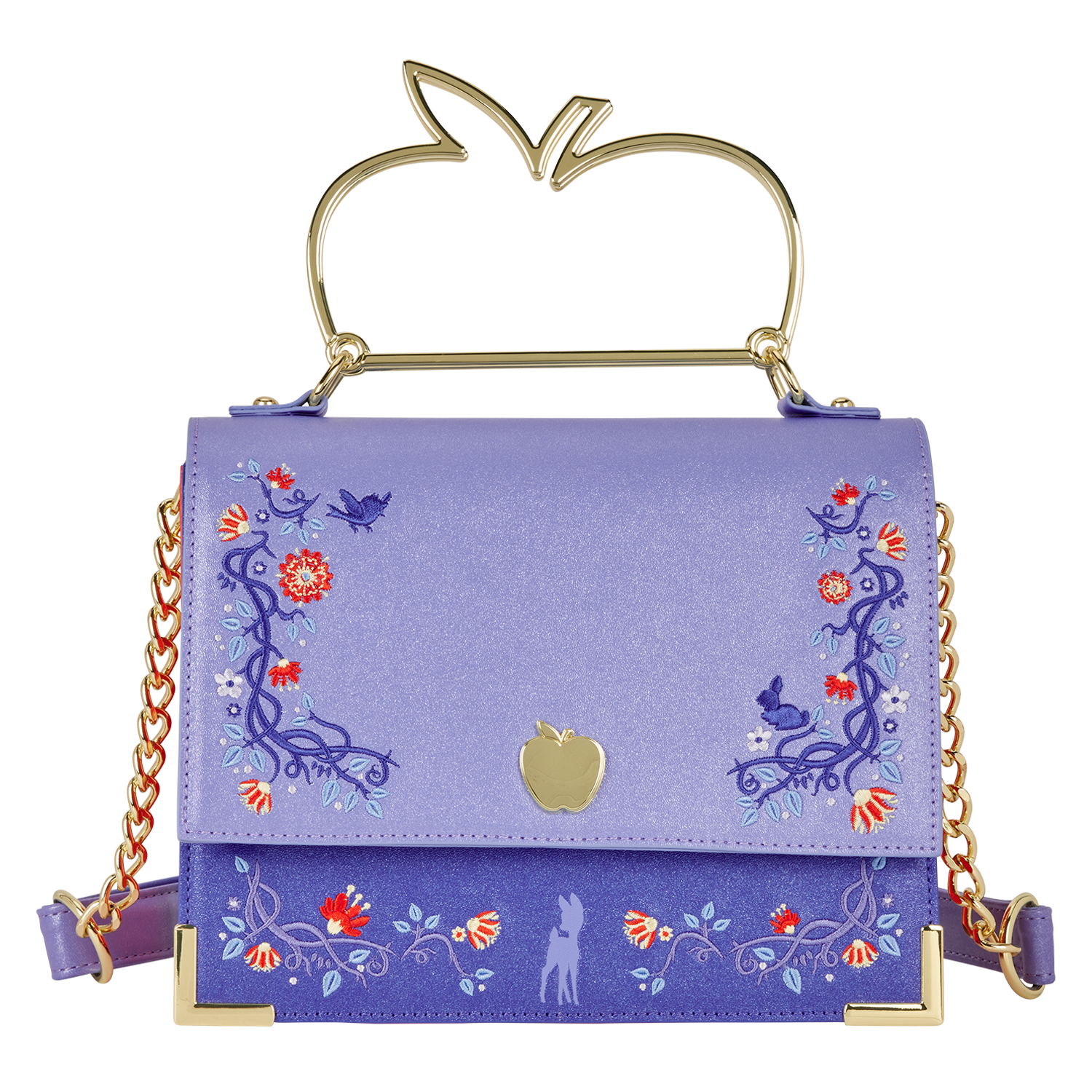 Loungefly Multicolor Snow White Shimmer Crossbody Bag