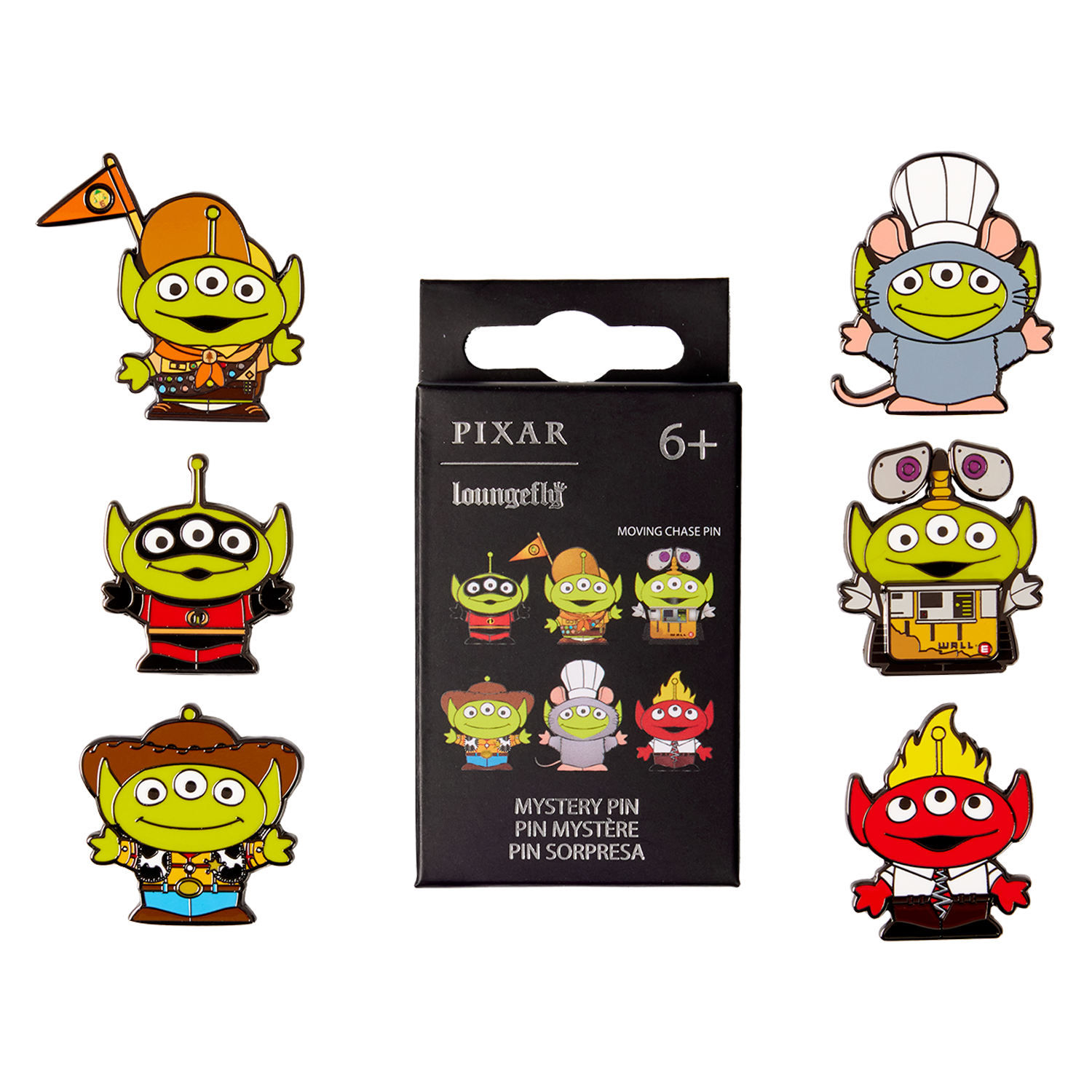 Loungefly Multicolor Pixar Alien Remix Mystery Box Pin