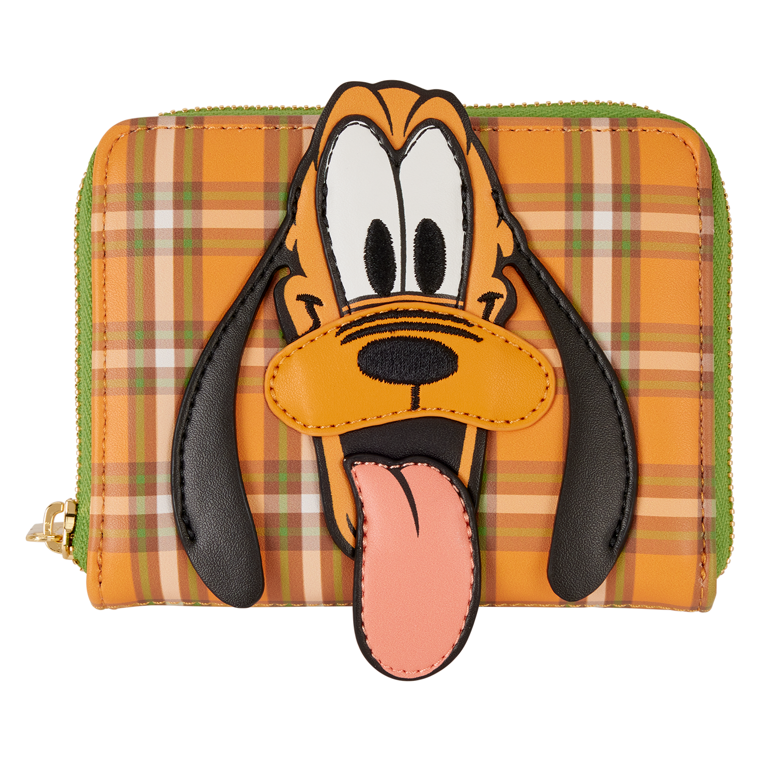 Pluto 95th Anniversary Plaid Zip Around Wallet | Loungefly