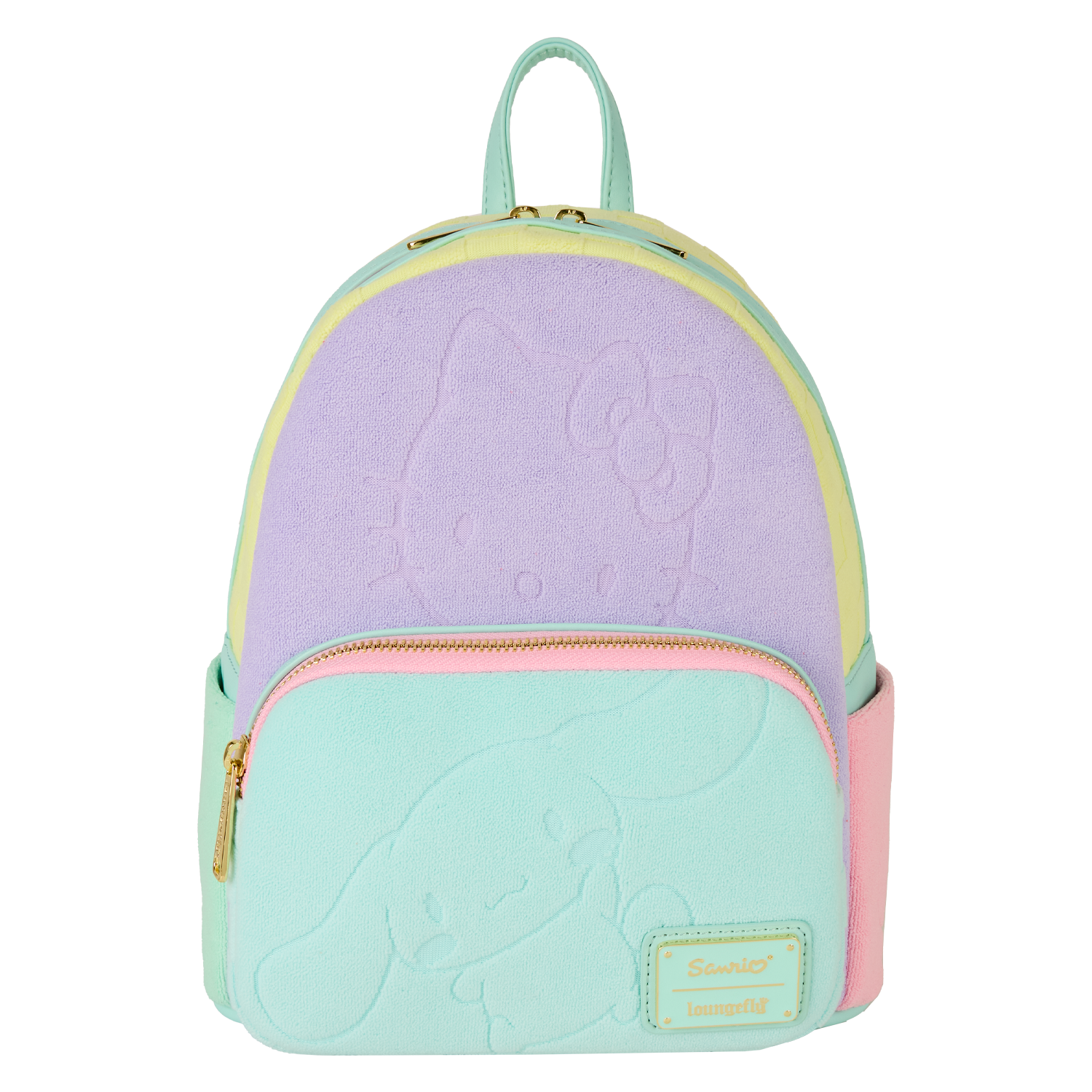 【Sanrio】Loungefly キティ＆フレンズ カラーブロック リュック Sanrio Hello Kitty & Friends Color Block Mini Backpack