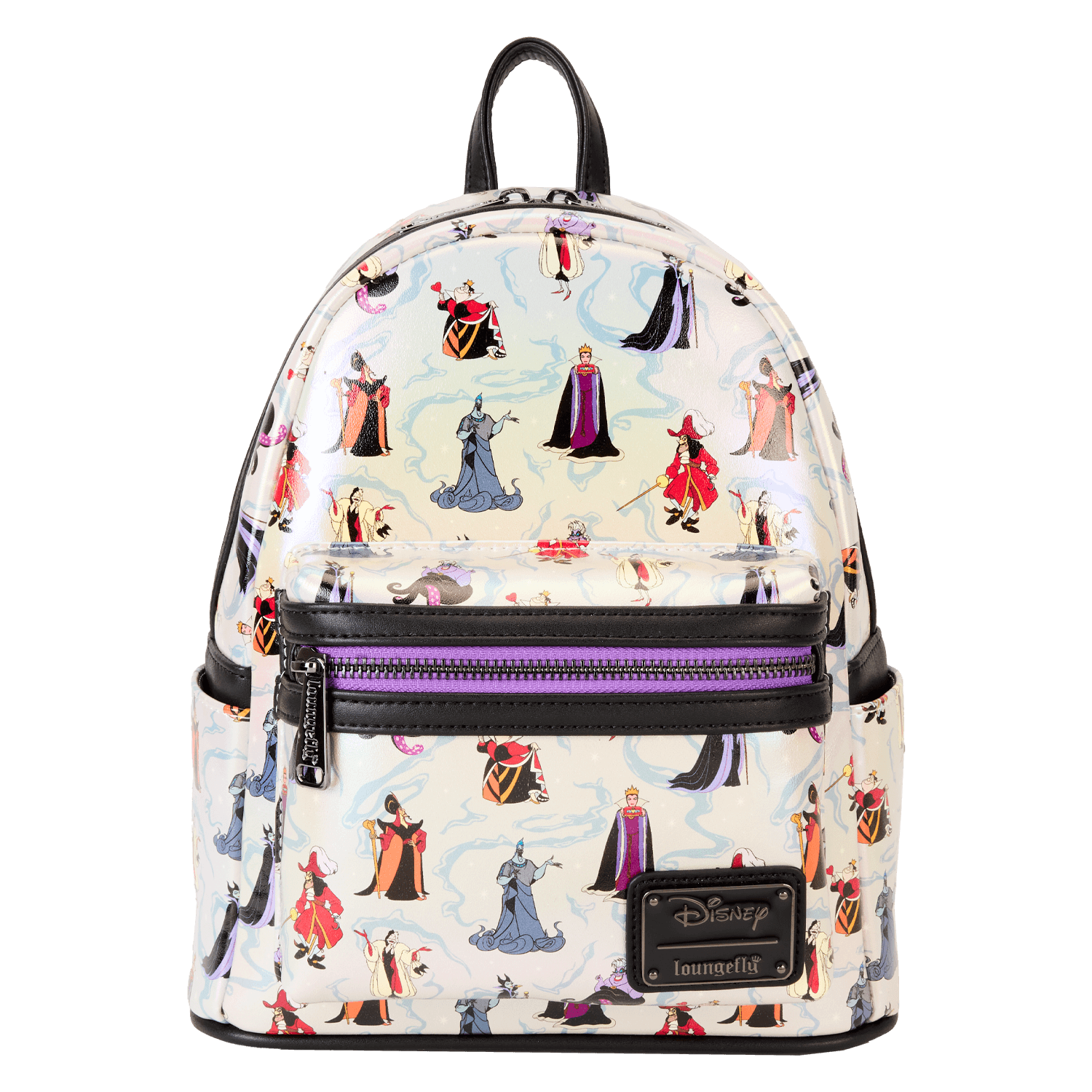 Buy Disney Villains Iridescent All Over Print Mini Backpack at Loungefly