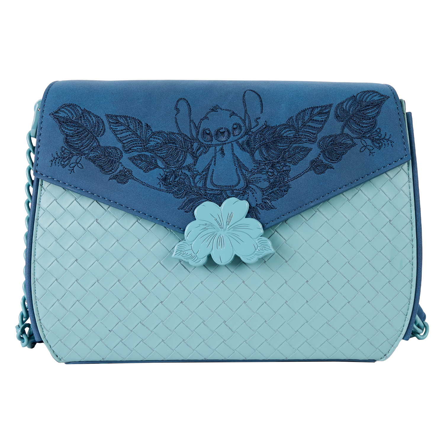 Stitch Embroidered Floral Crossbody Bag | Loungefly