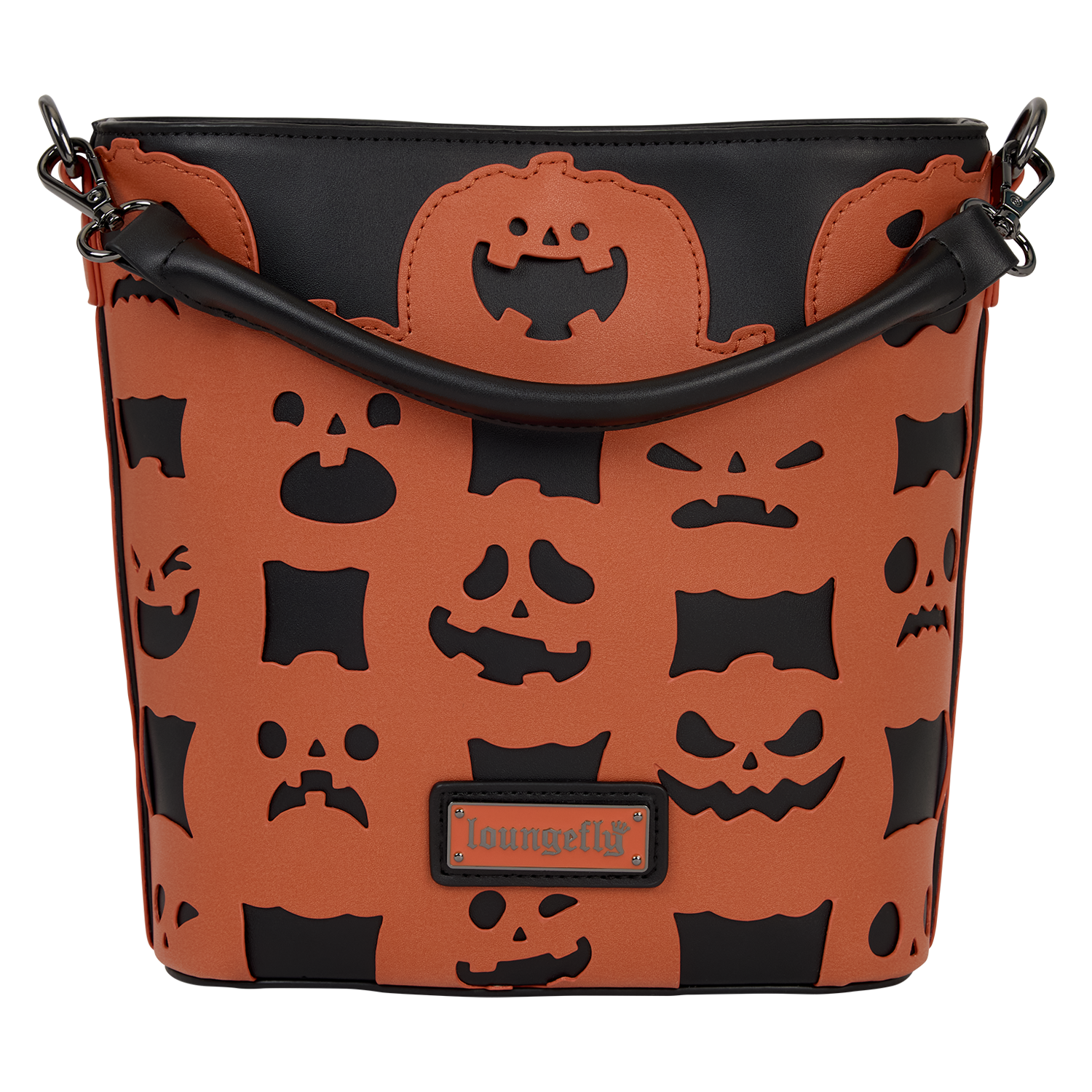 Loungefly Multicolor Jack-O'-Lantern Glow Crossbody Bag