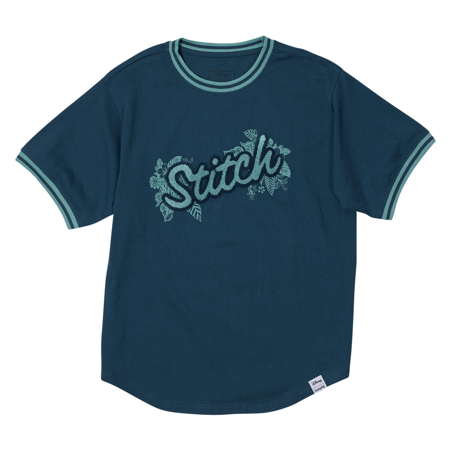 Stitch Patch Unisex Ringer Tee | Loungefly