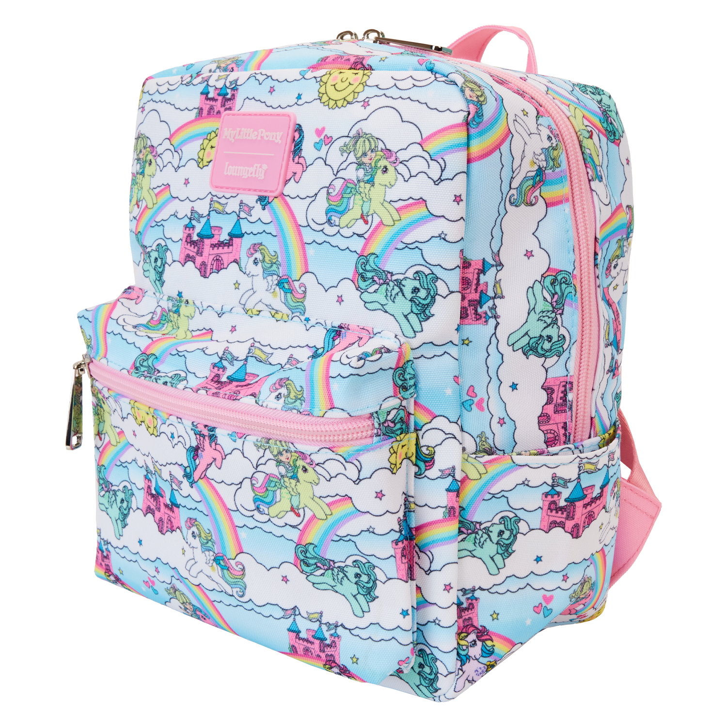 My Little Pony Sky Scene All-Over Print Square Mini Backpack