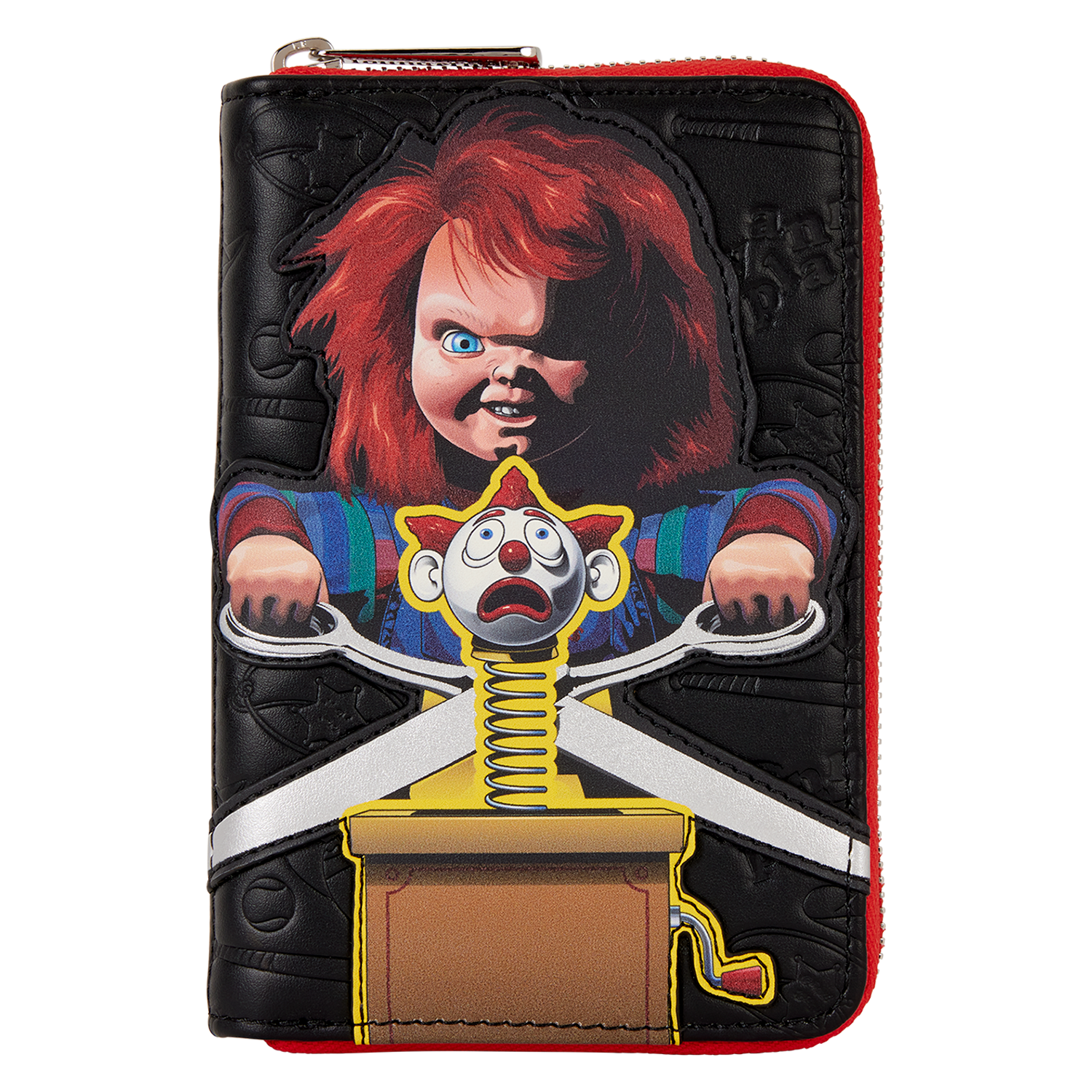 Loungefly Multicolor Chucky Clown Cosplay Zip Around Wallet