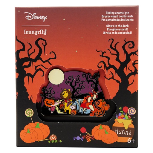 Winnie the Pooh Halloween Sliding Enamel Pin