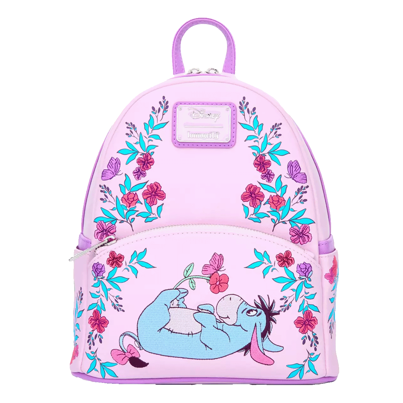 Loungefly Multicolor Winnie The Pooh Eeyore Floral Mini Backpack - Disney