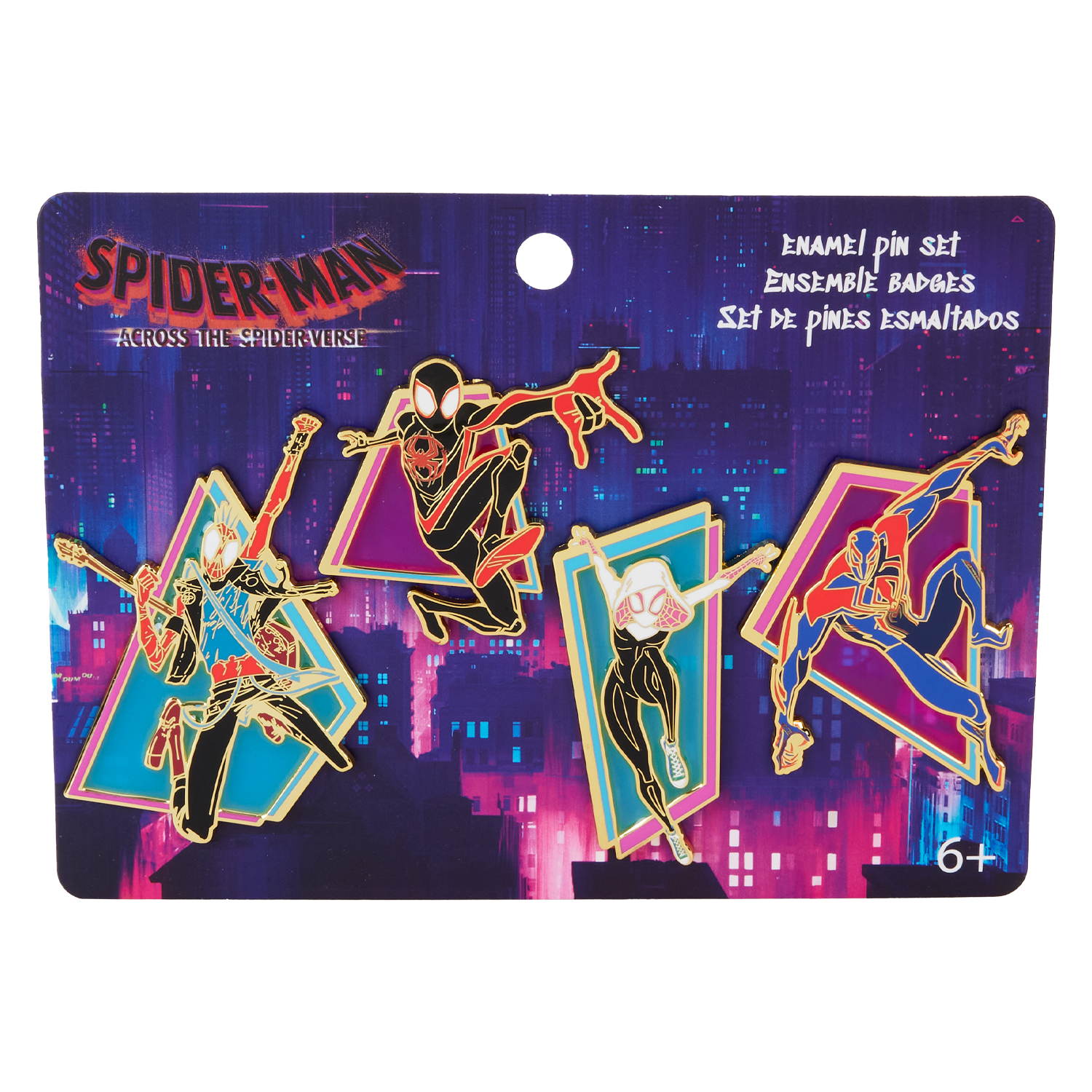 Spider-Verse 4-Piece Pin Set