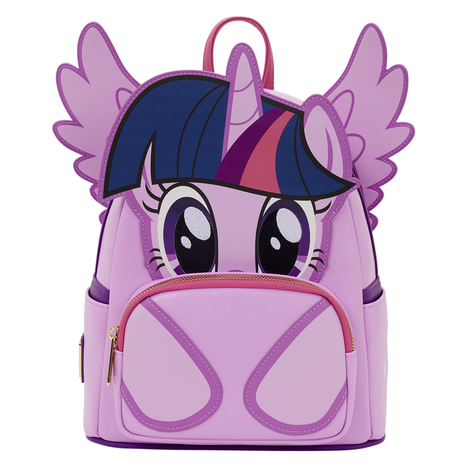 Loungefly Multicolor My Little Pony Twilight Sparkle Cosplay Glitter Mini Backpack