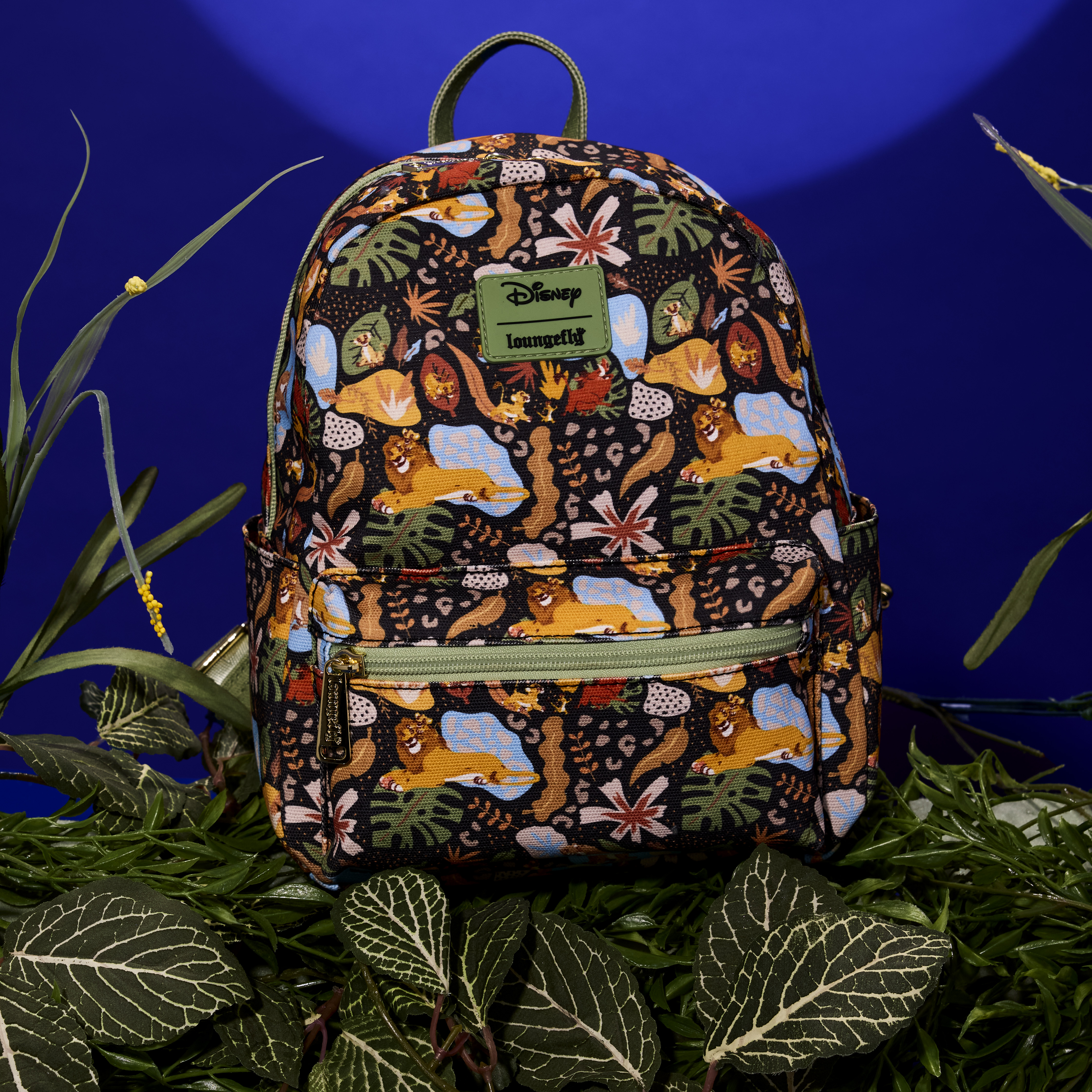 NWT Loungefly Lion King AOP‎ Tattoo Floral Mini Backpack Loungefly Disney The Lion King Tattoo AOP | Mercari main image 2