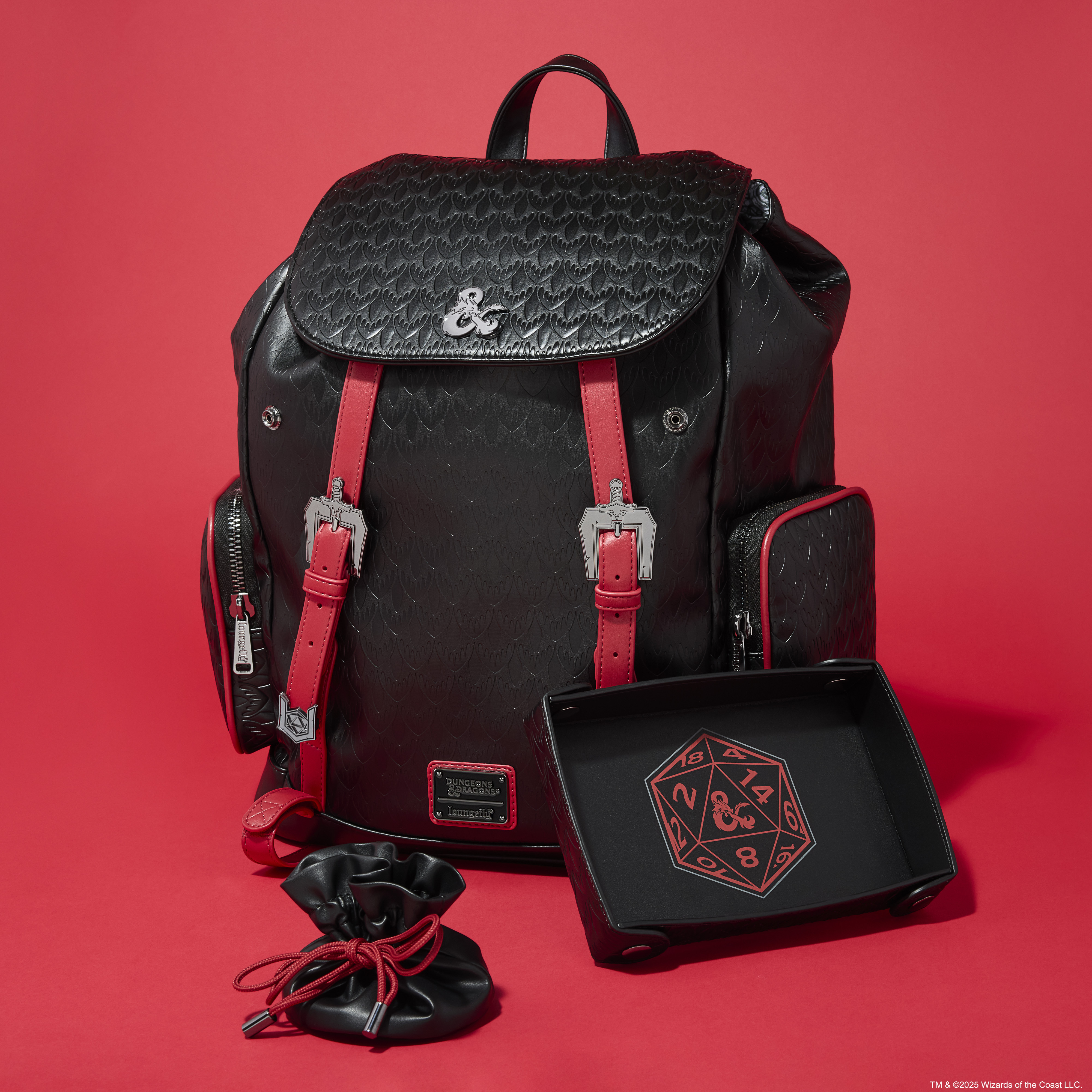 Dungeons & Dragons Full-Size Backpack with Coin Bag