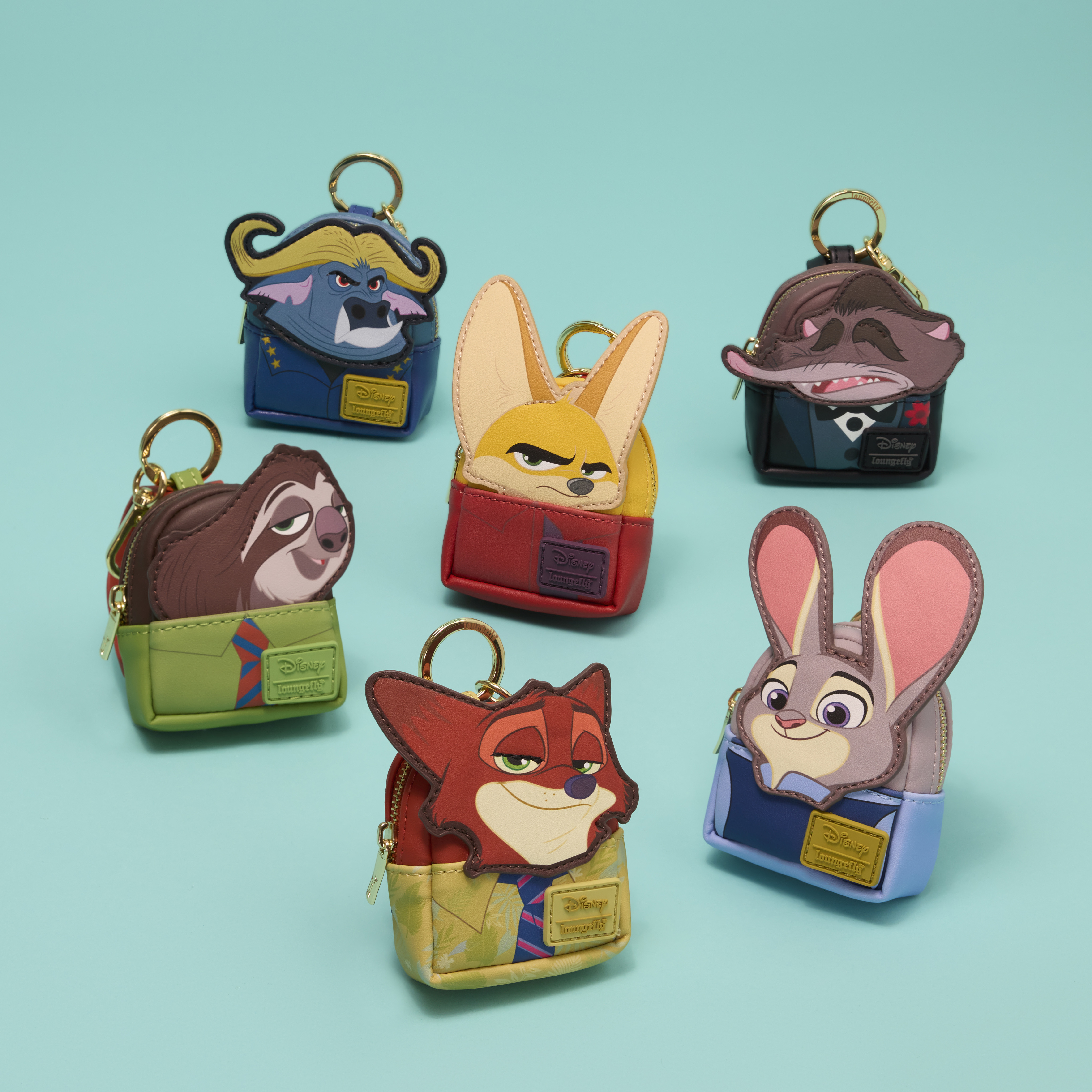 Zootopia 2 Cosplay Mystery Mini Backpack Keychain Charm | Loungefly