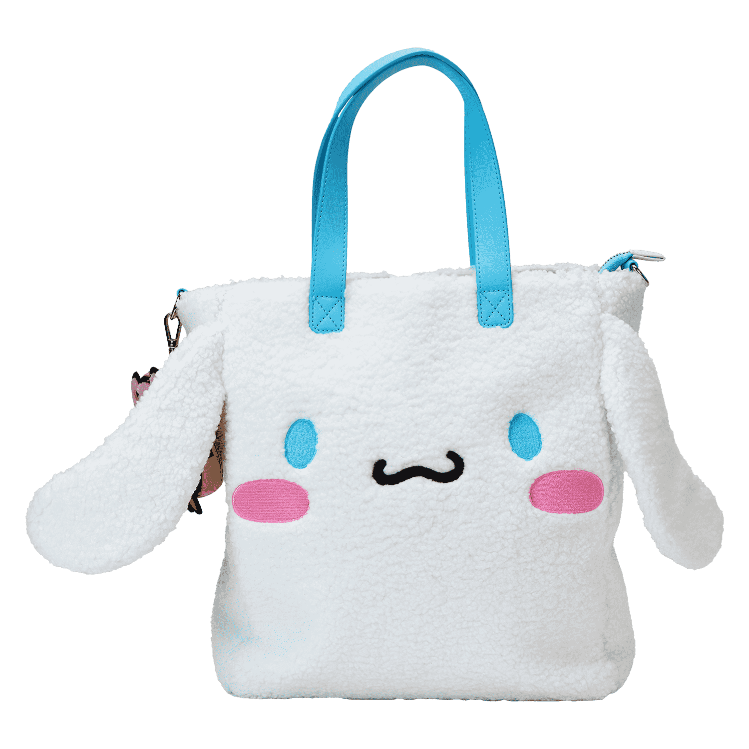 【Sanrio】Loungefly シナモロール ぬいぐるみ トートバッグ Sanrio Cinnamoroll Cosplay Sherpa Tote Crossbody Bag With