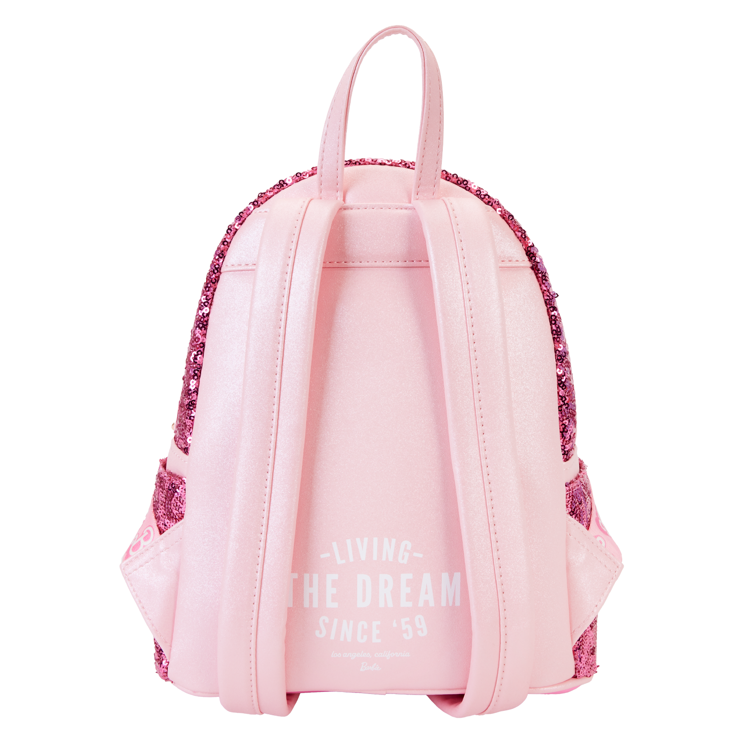 Barbie™ 65th Anniversary Exclusive Sequin Logo Mini Backpack | Loungefly