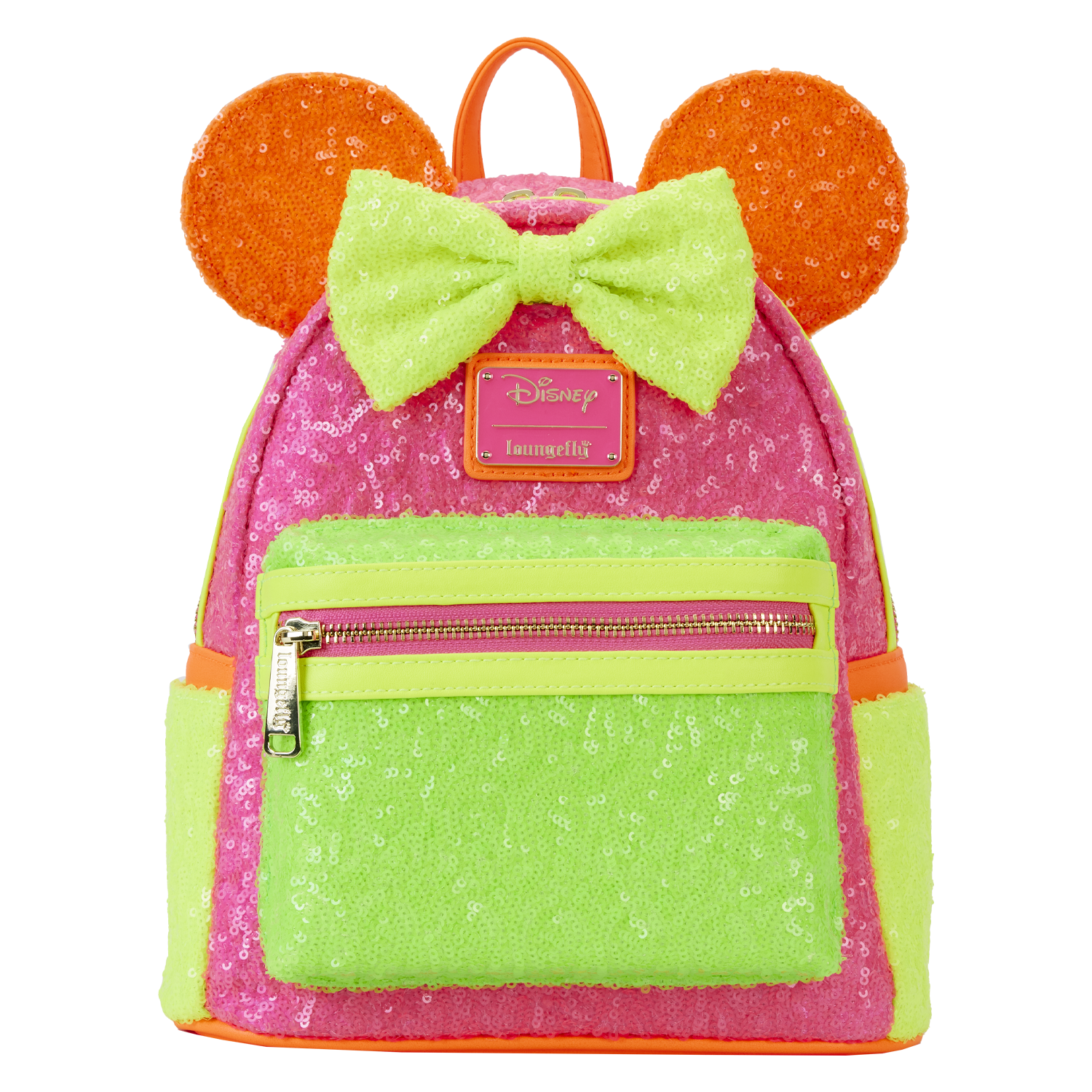 【Lounge Fly】Exclusive - Mouse Sequin man Mini Backpack Lounge Fly】Exclusive - Mouse Sequin Snowman Mini Backpack