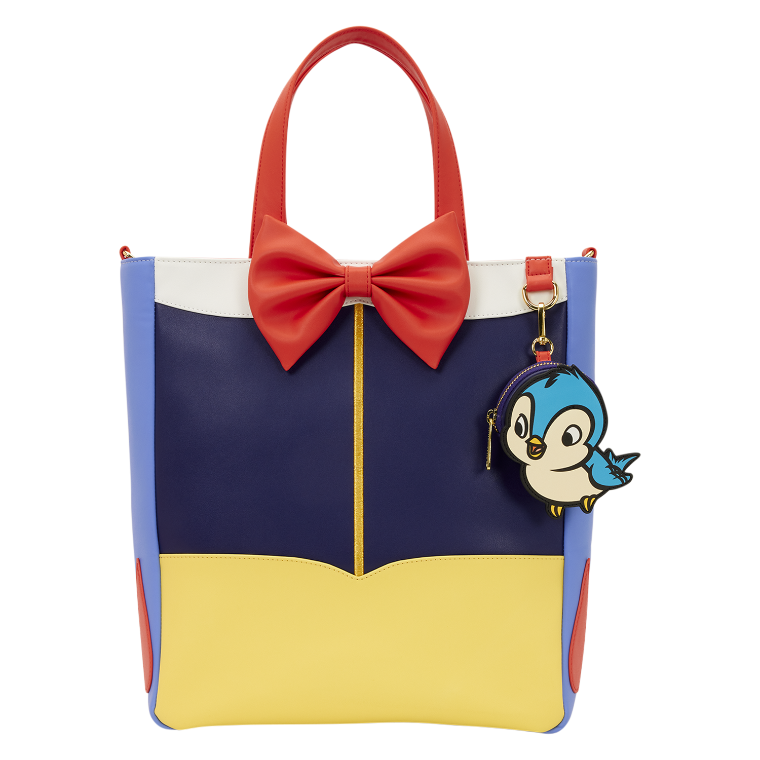 Loungefly Multicolor Snow White Cosplay Tote Crossbody Bag With Coin Bag