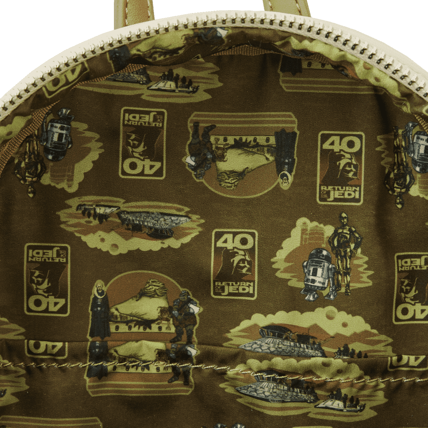 NWT Loungefly Star Wars Return Of The Jedi Scene Green Backpack LOUNGEFLY Star Wars Return of the Jedi Final Frames Mini  main image 3